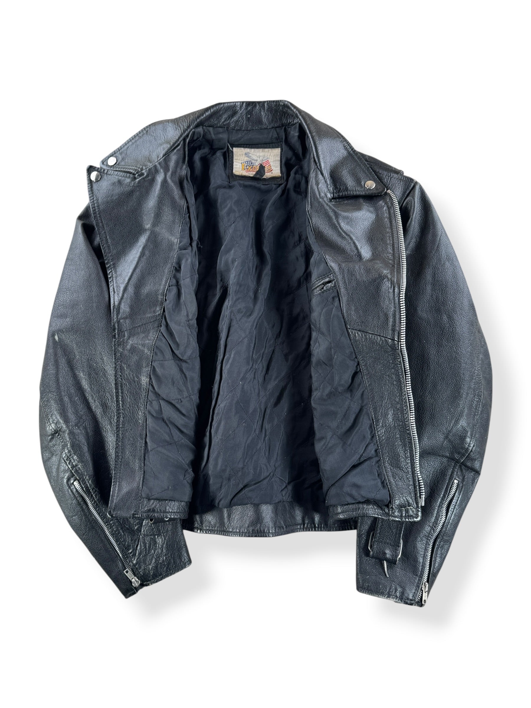 Inside of Vintage Excelled Leather Jacket SZ L