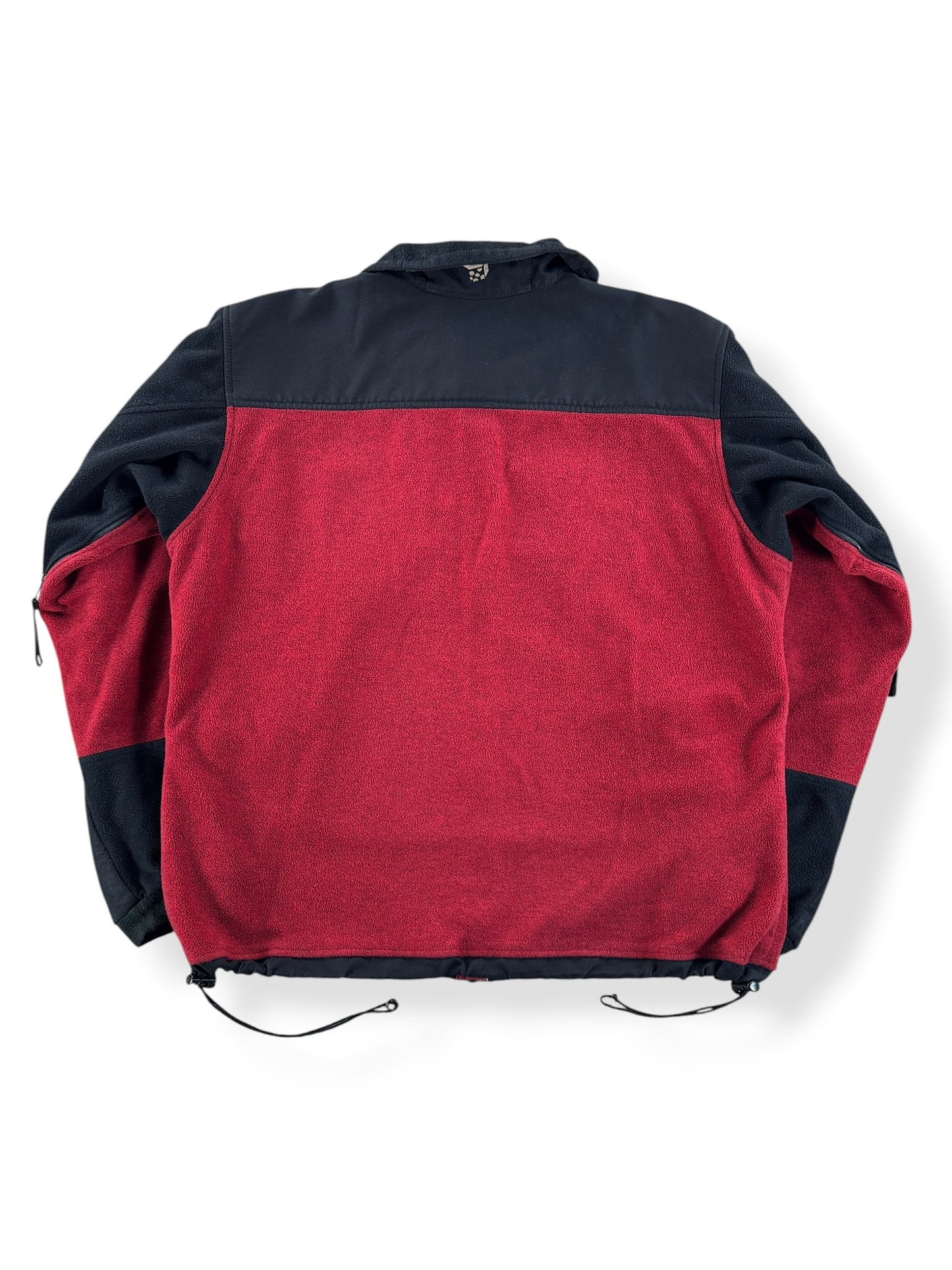 Back of Vintage Mountain Hardware Tech Fleece Jacket SZ L