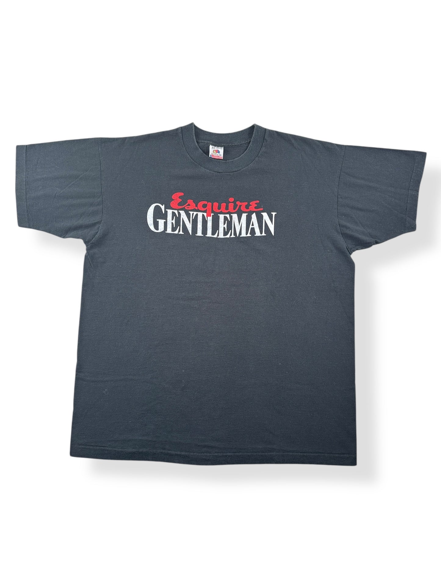 Front of Vintage Esquire Country Gentleman Tee SZ XL