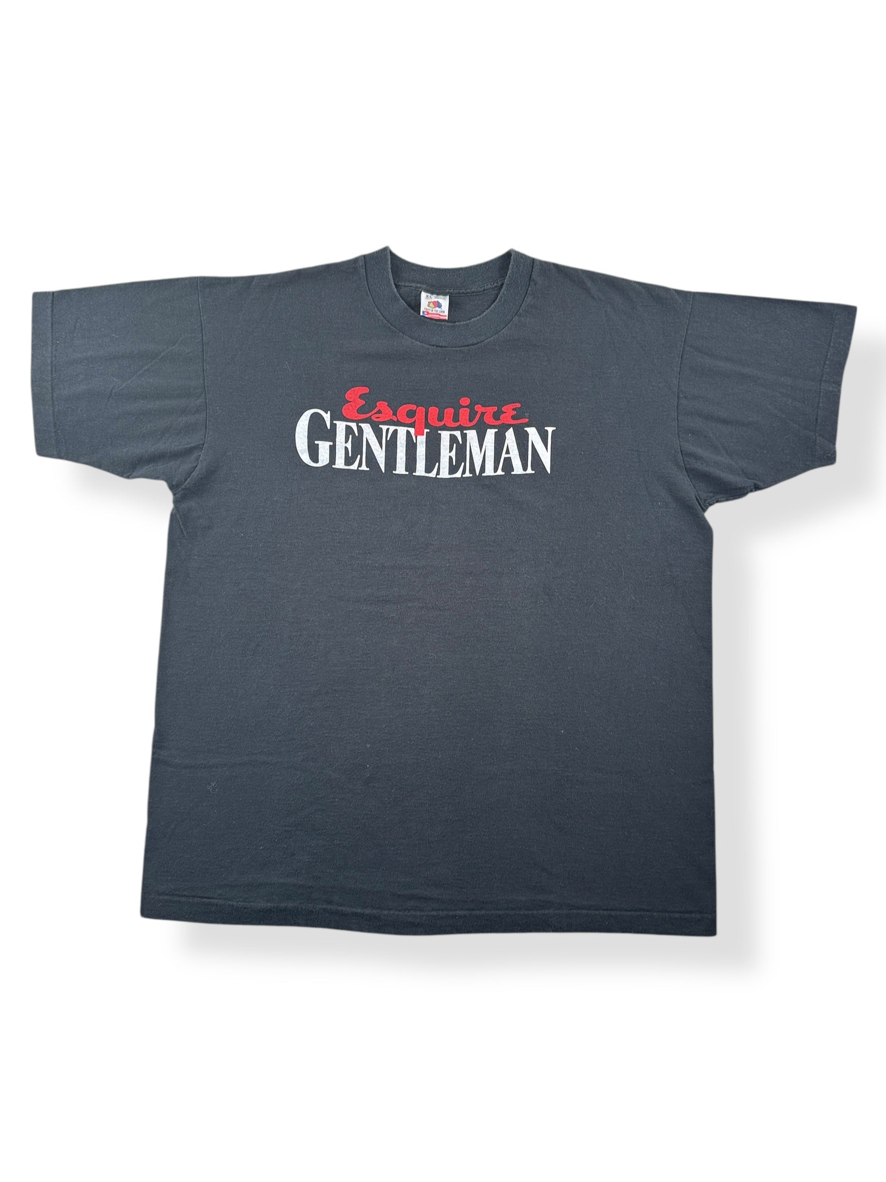 Front of Vintage Esquire Country Gentleman Tee SZ XL