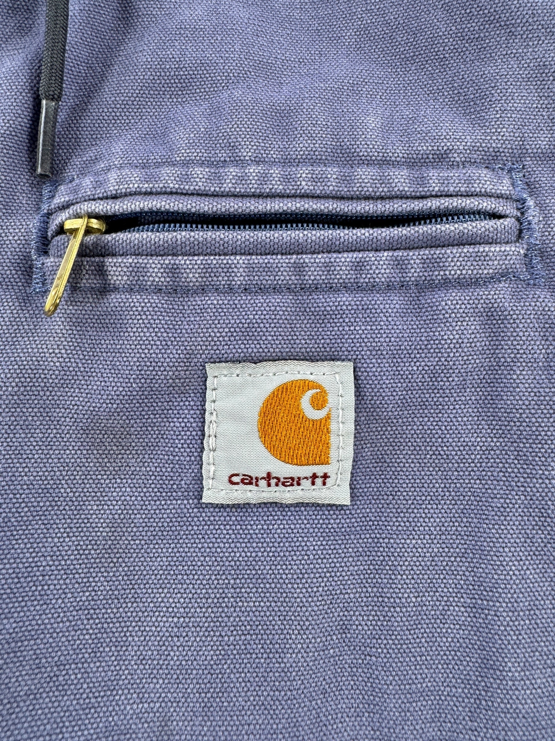 Carhartt Patch on Carhartt Women's Blue Dusk Jacket SZ XXL