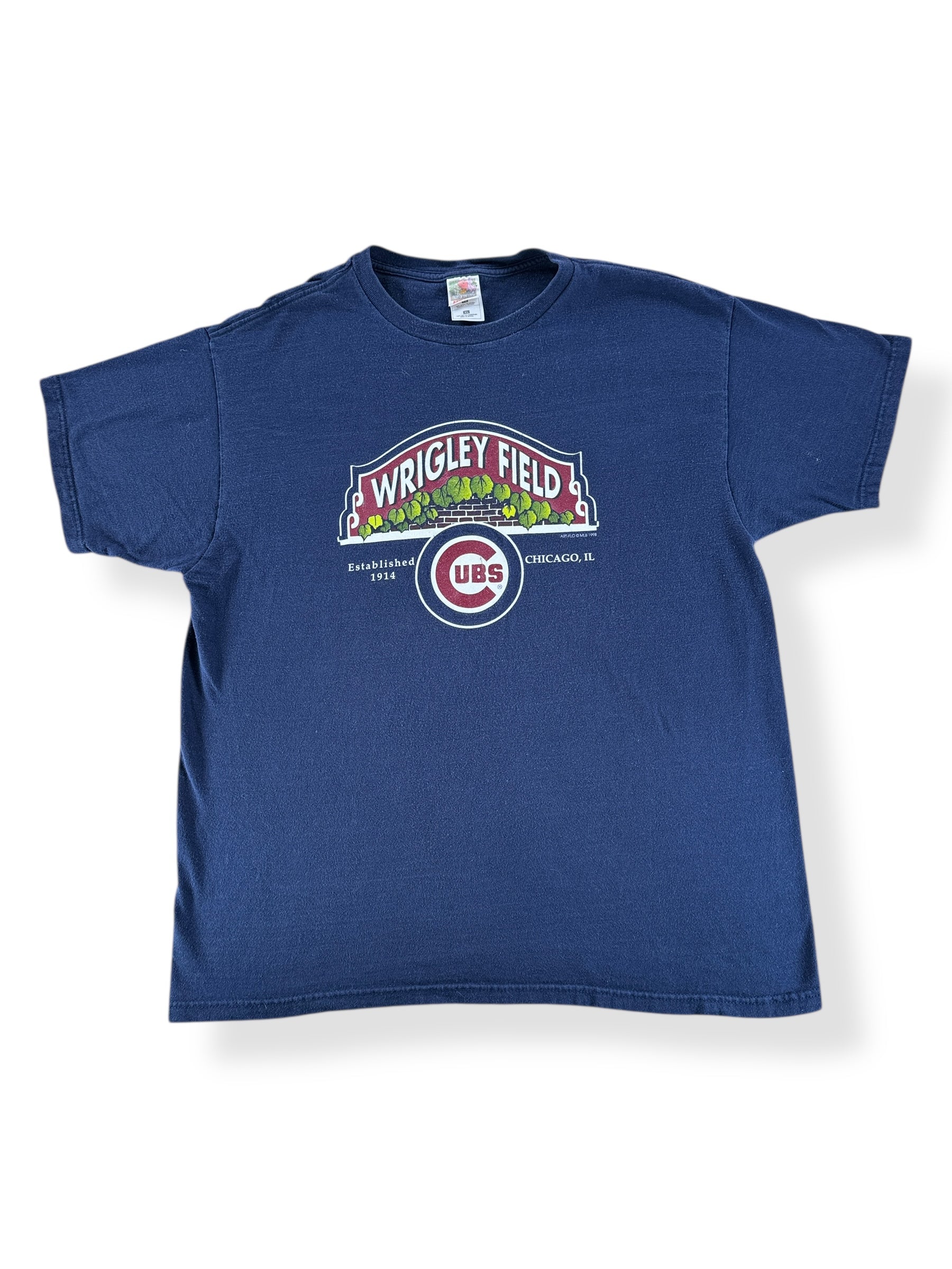 Front of Vintage Wrigley Field Cubs Tee SZ XL