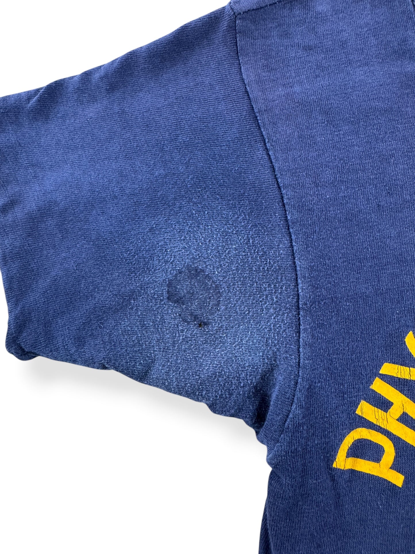 Wear on Vintage 60s Reversible Phys Ed Tee SZ XS