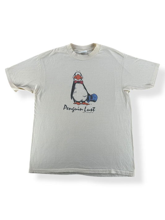 Front of Vintage Otis The Penguin Penguin Lust Bloom County Tee SZ L