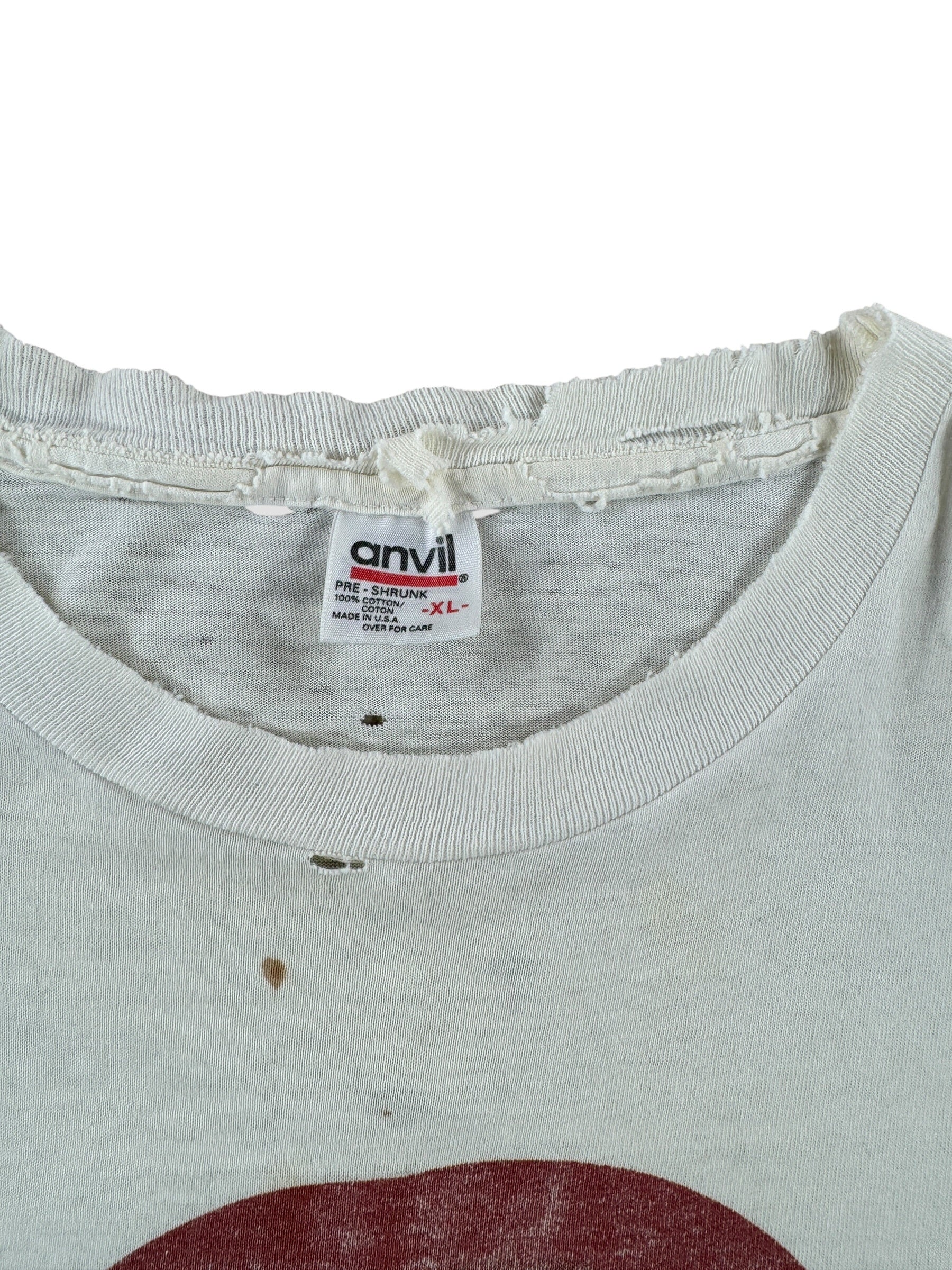 Wear on Vintage Canadian Crooner K.D. Lang Long Sleeve Thrasher Tee SZ XL