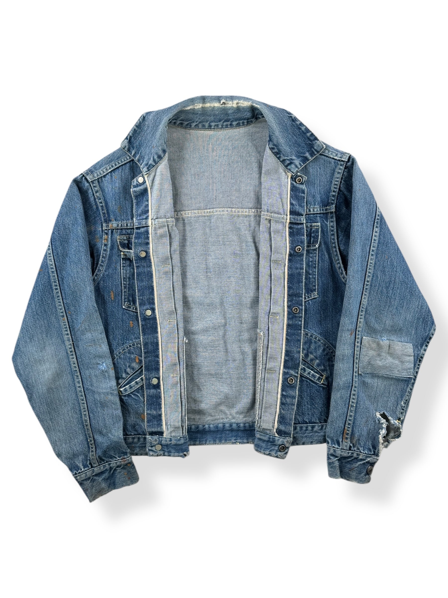 Inside of Vintage Penney's Foremost Selvedge Denim Jacket SZ M