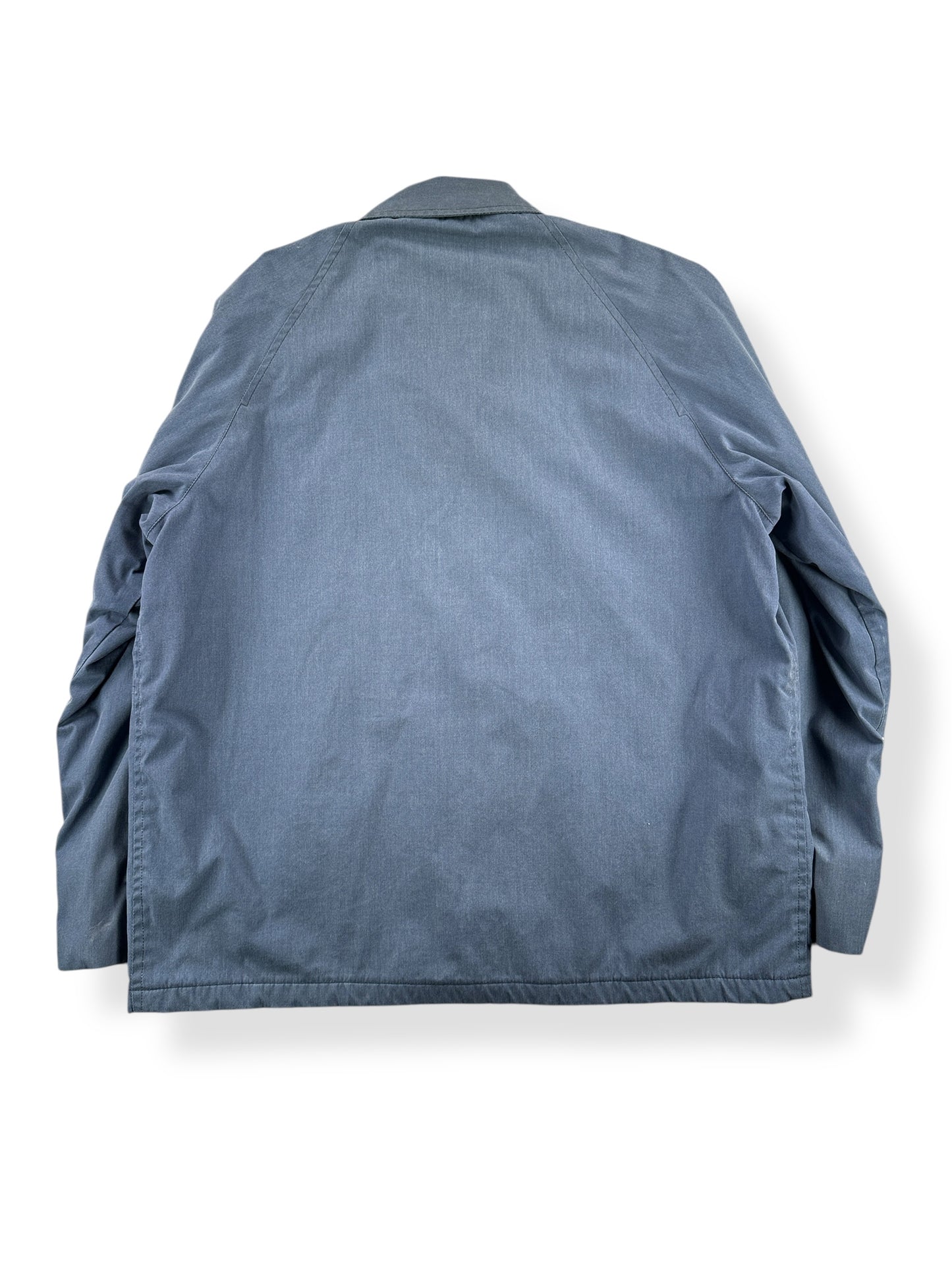 Back of Vintage USN Utility Jacket Dark Blue SZ 46L