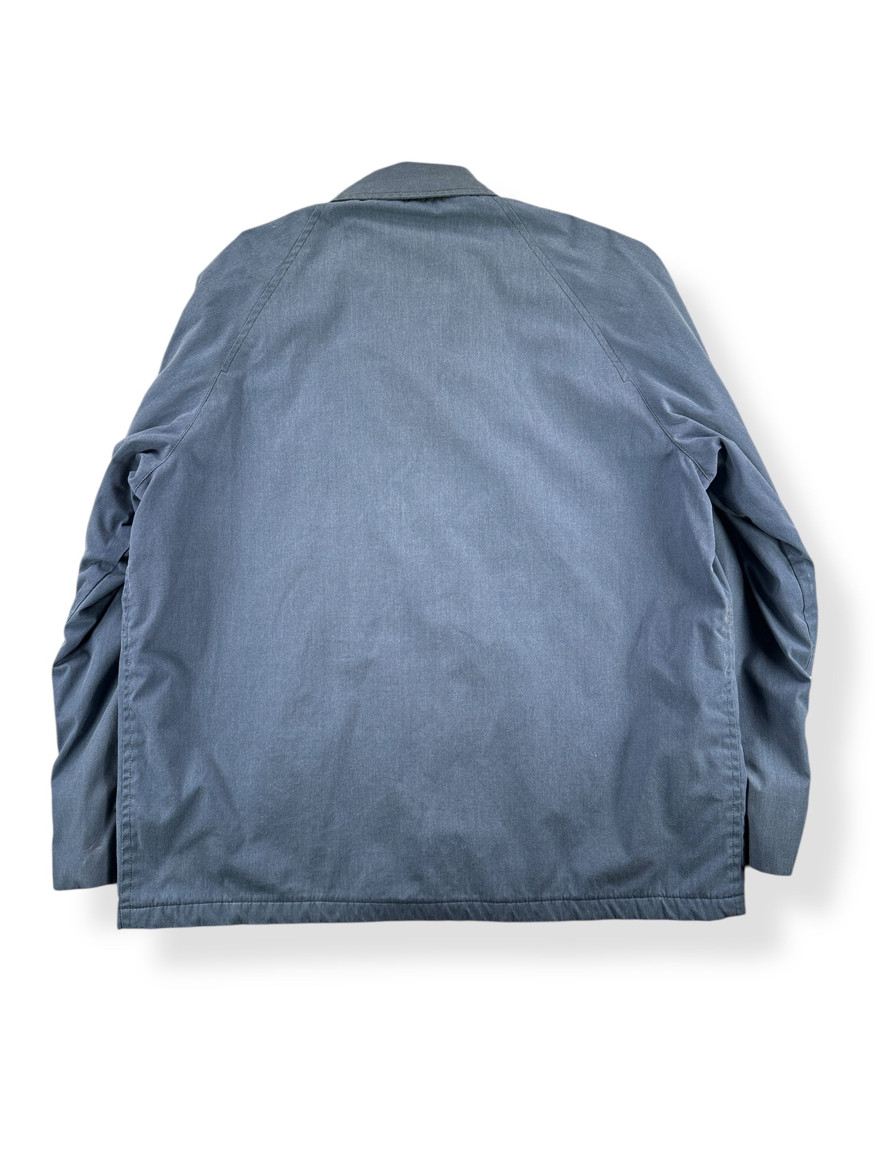 Back of Vintage USN Utility Jacket Dark Blue SZ 46L