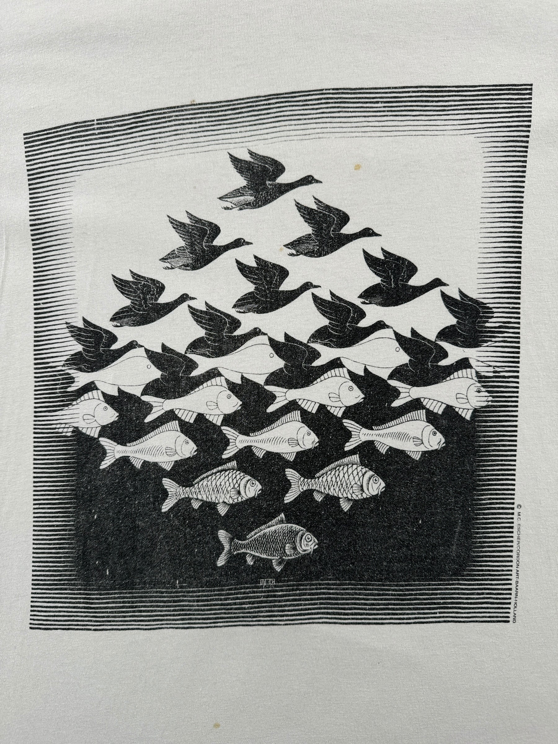 Graphic of Vintage MC Escher Tee SZ M AS IS
