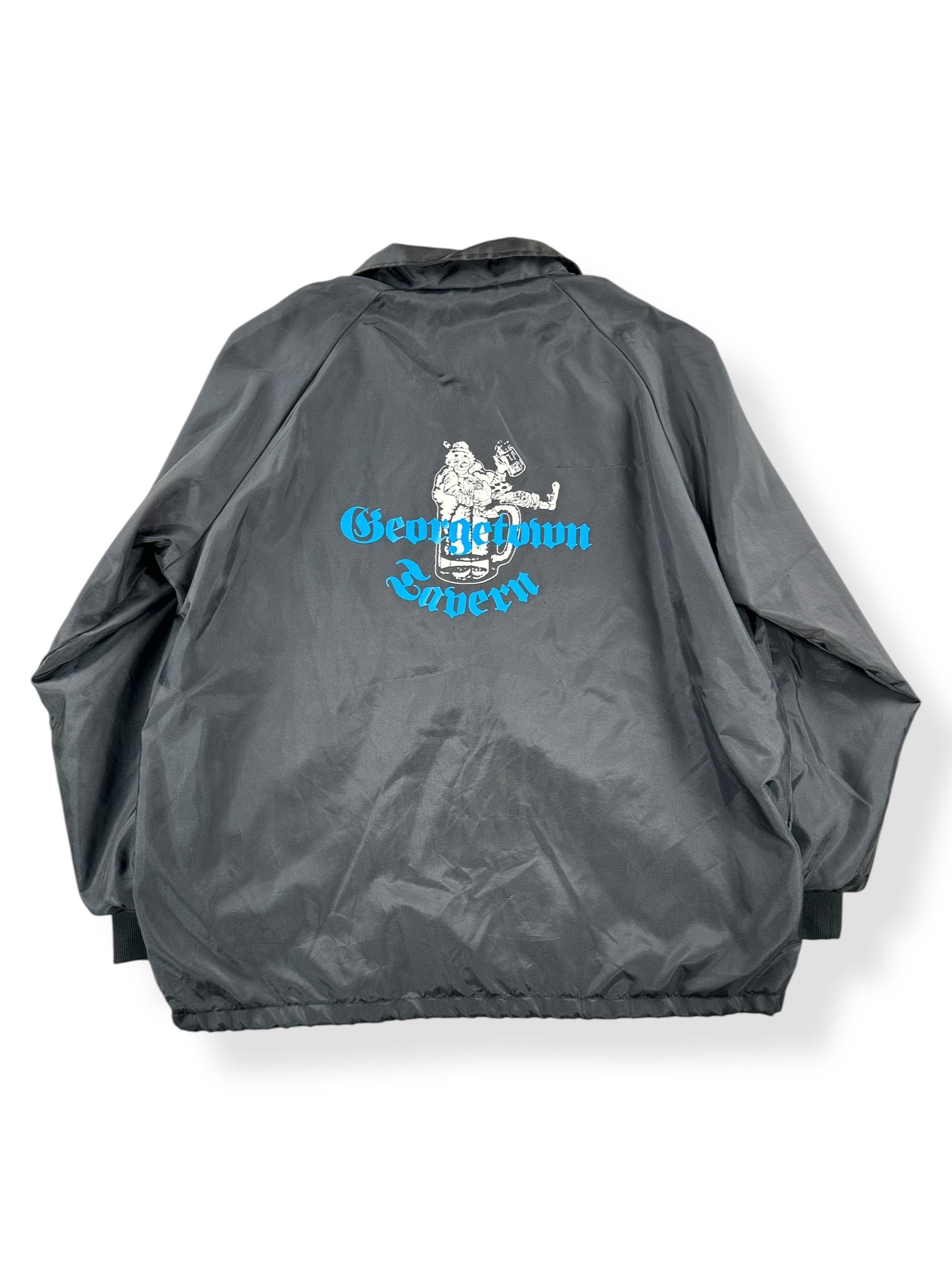 Back of Vintage Georgetown Tavern Windbreaker SZ L