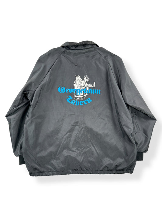Back of Vintage Georgetown Tavern Windbreaker SZ L