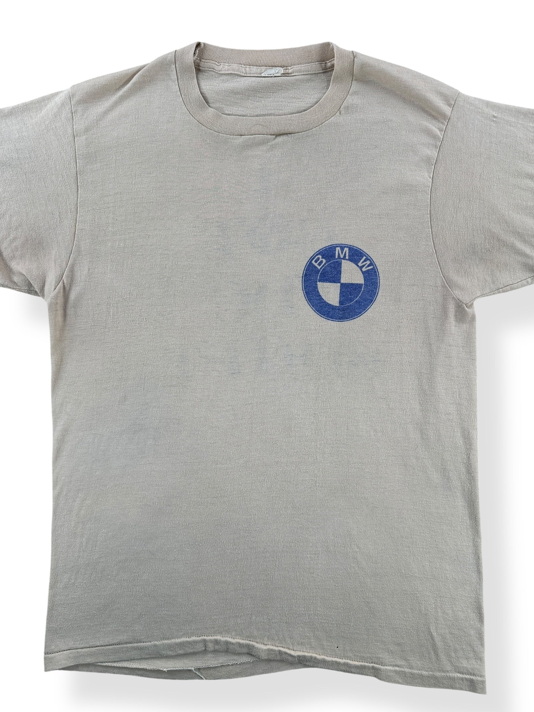 Front Close Up of Vintage I Got The Shaft BMW Tee SZ M