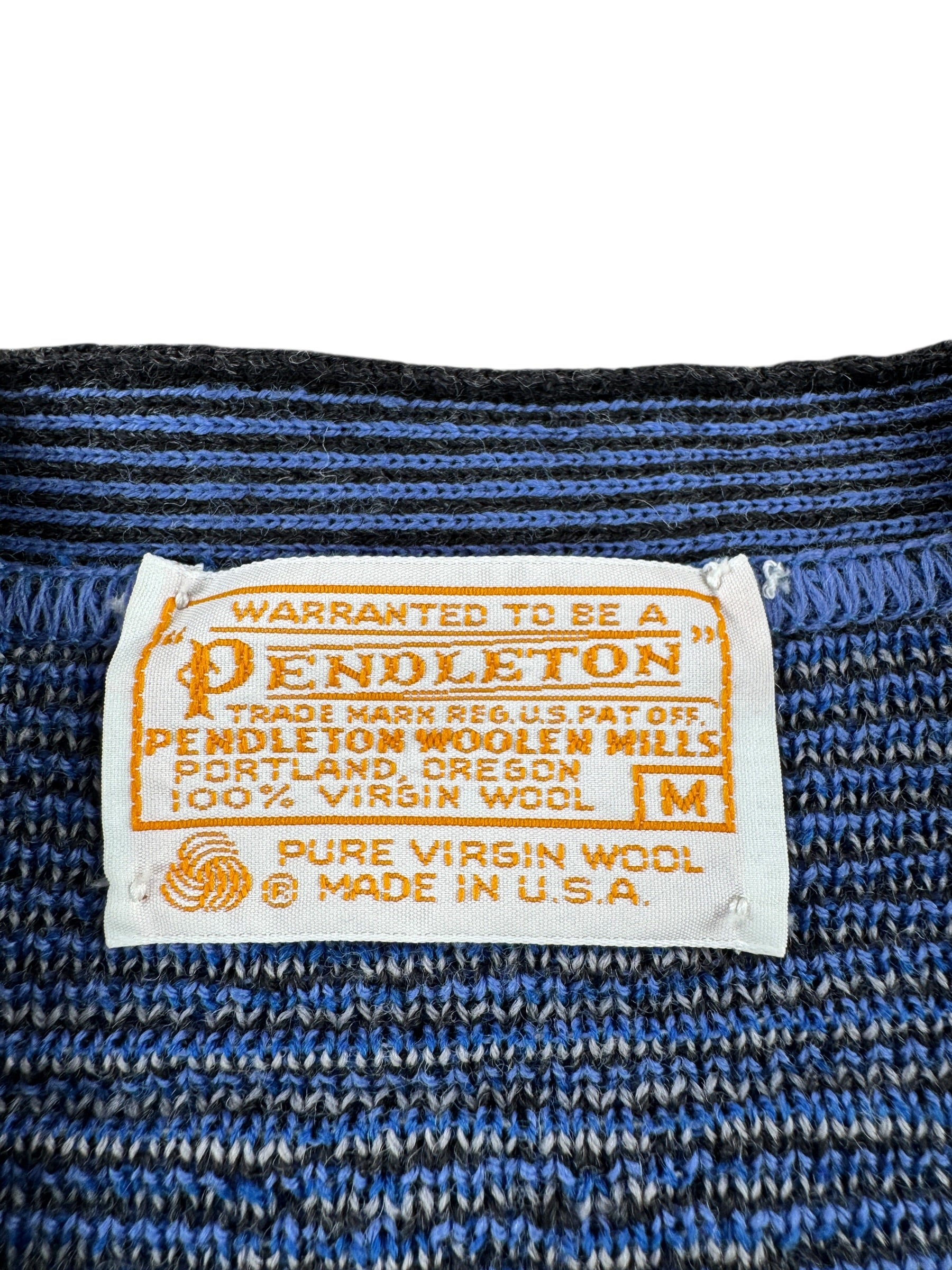 Tag on Vintage Pendleton Ladies Cardigan SZ M