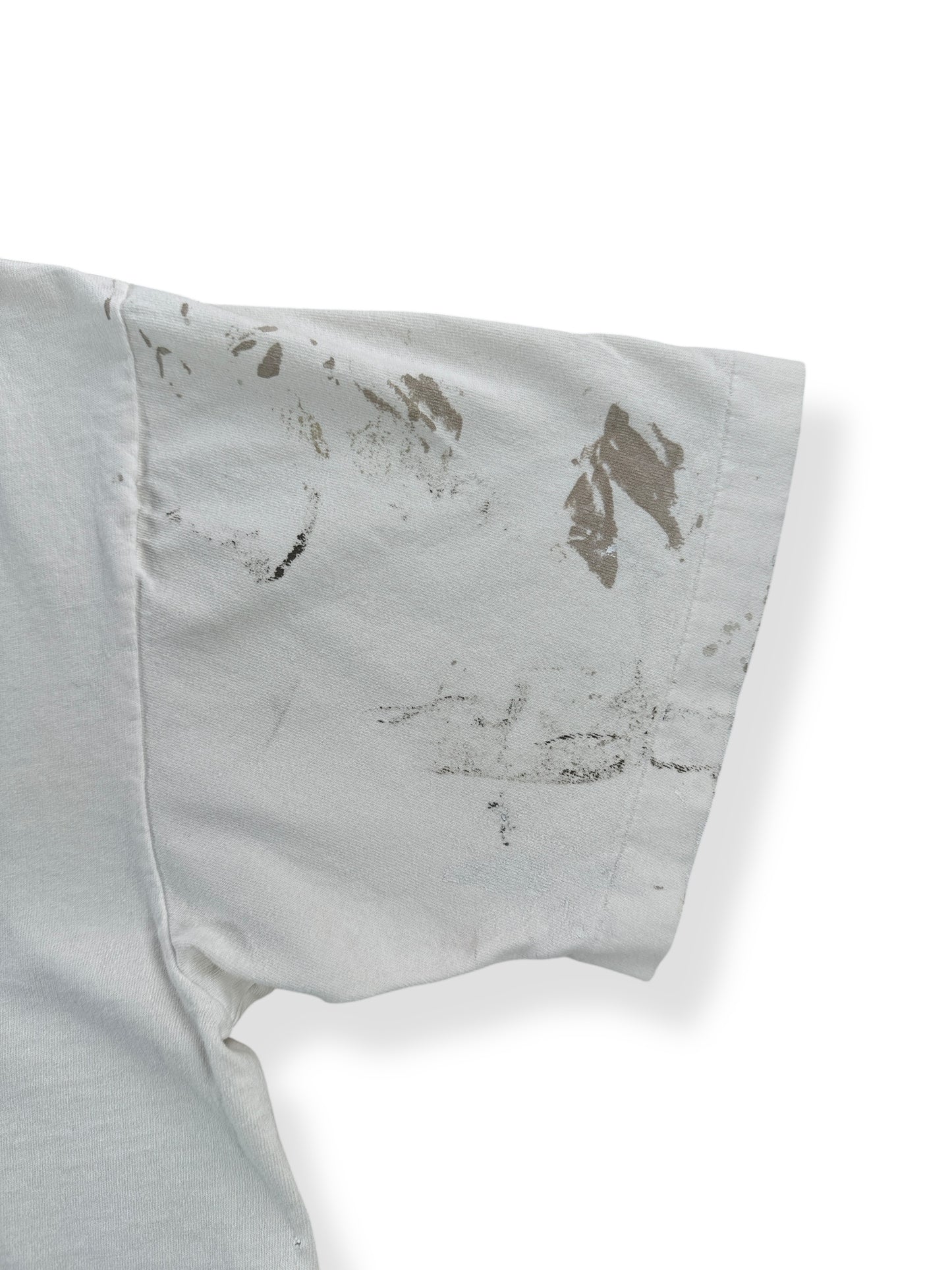 Paint Splatters on Vintage Levi's Thrasher Tee SZ L AS IS