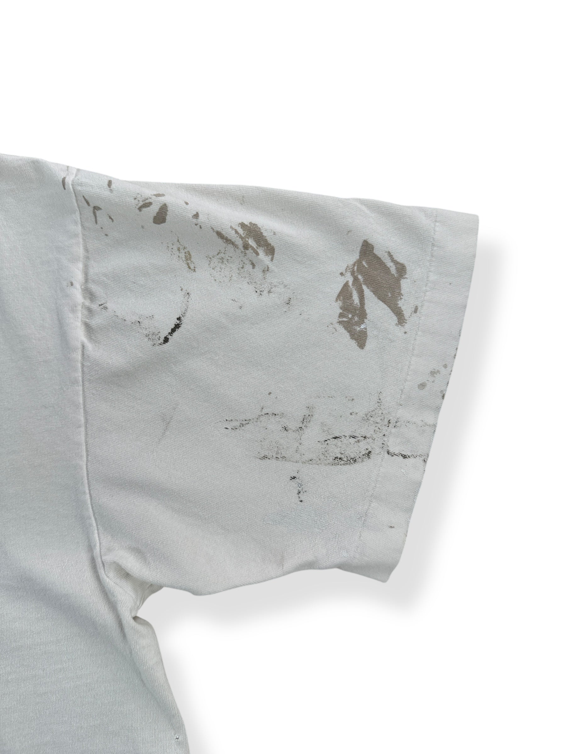 Paint Splatters on Vintage Levi's Thrasher Tee SZ L AS IS