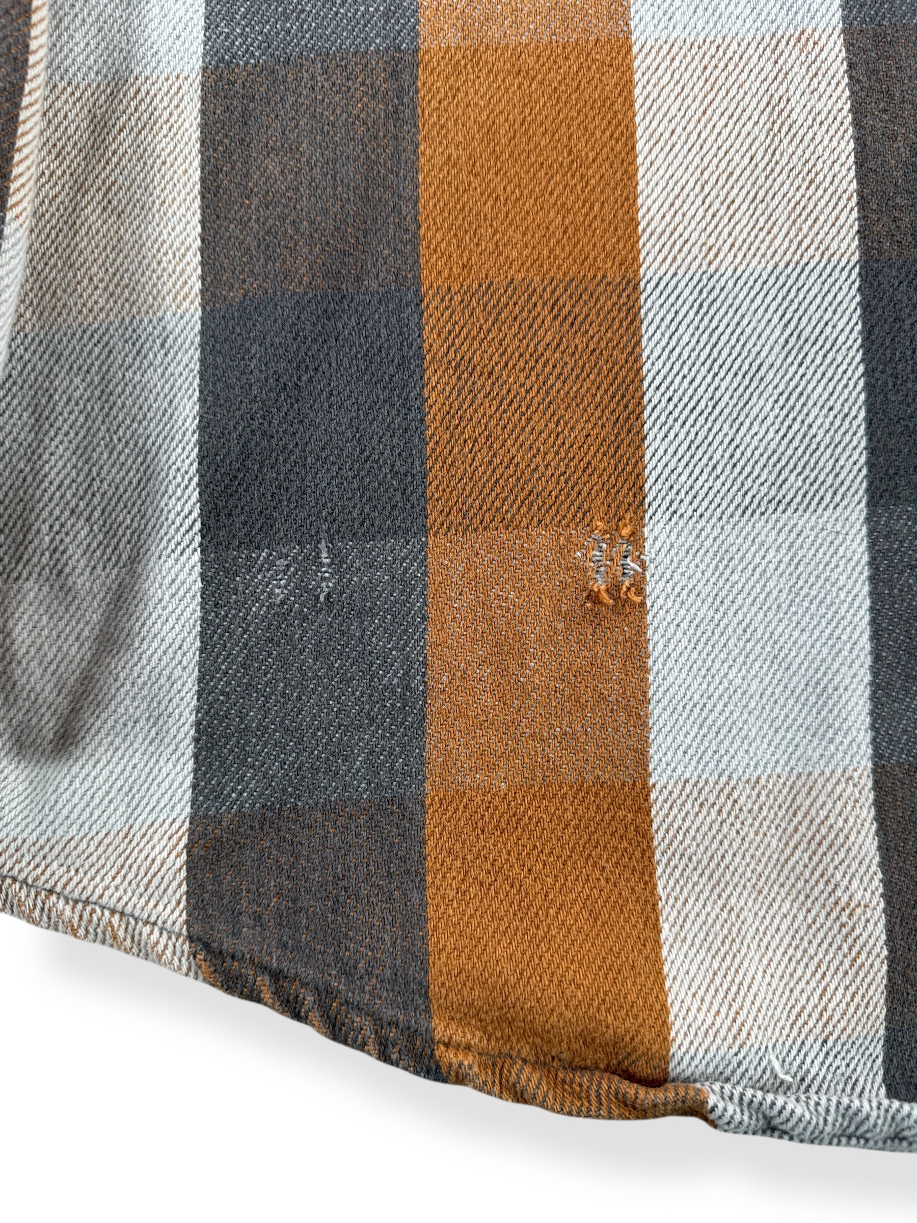 Wear on Vintage Big Mac Cotton Flannel SZ L
