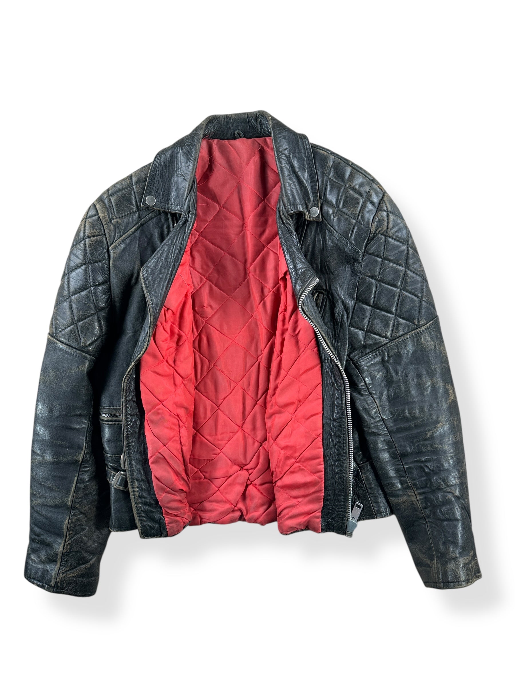 Inside of Vintage Lewis Leathers Jacket SZ M