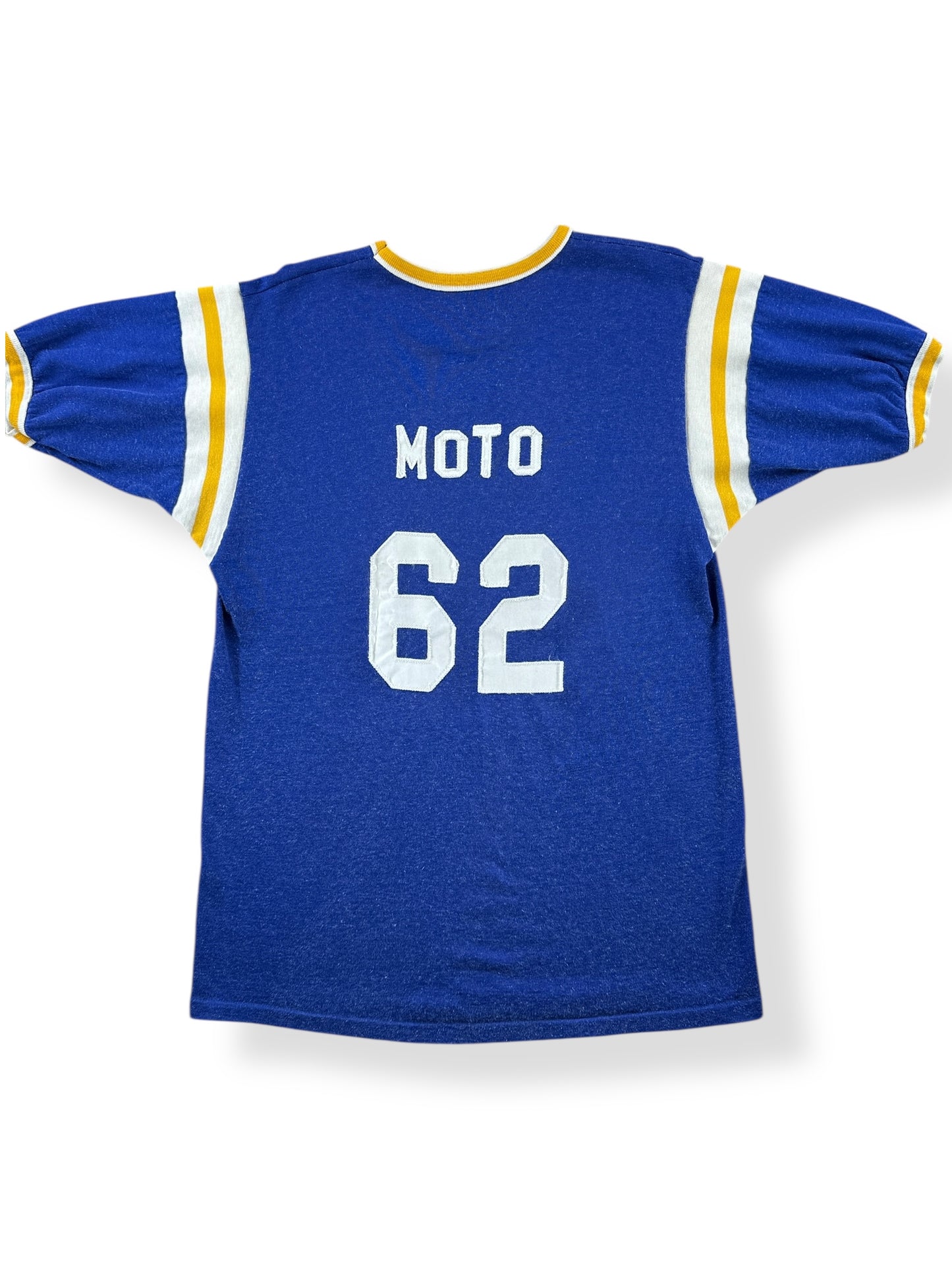 Back of Vintage Acacia Moto Durene Jersey SZ M