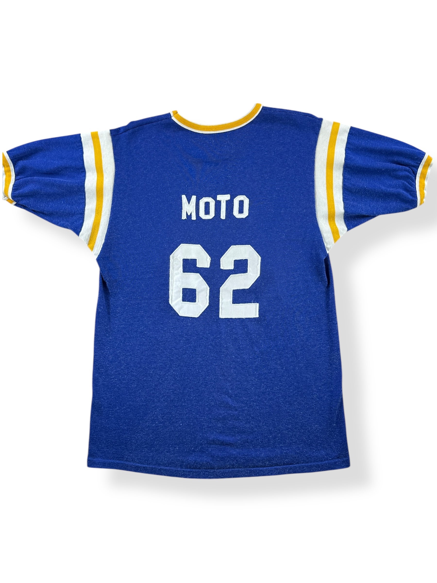 Back of Vintage Acacia Moto Durene Jersey SZ M