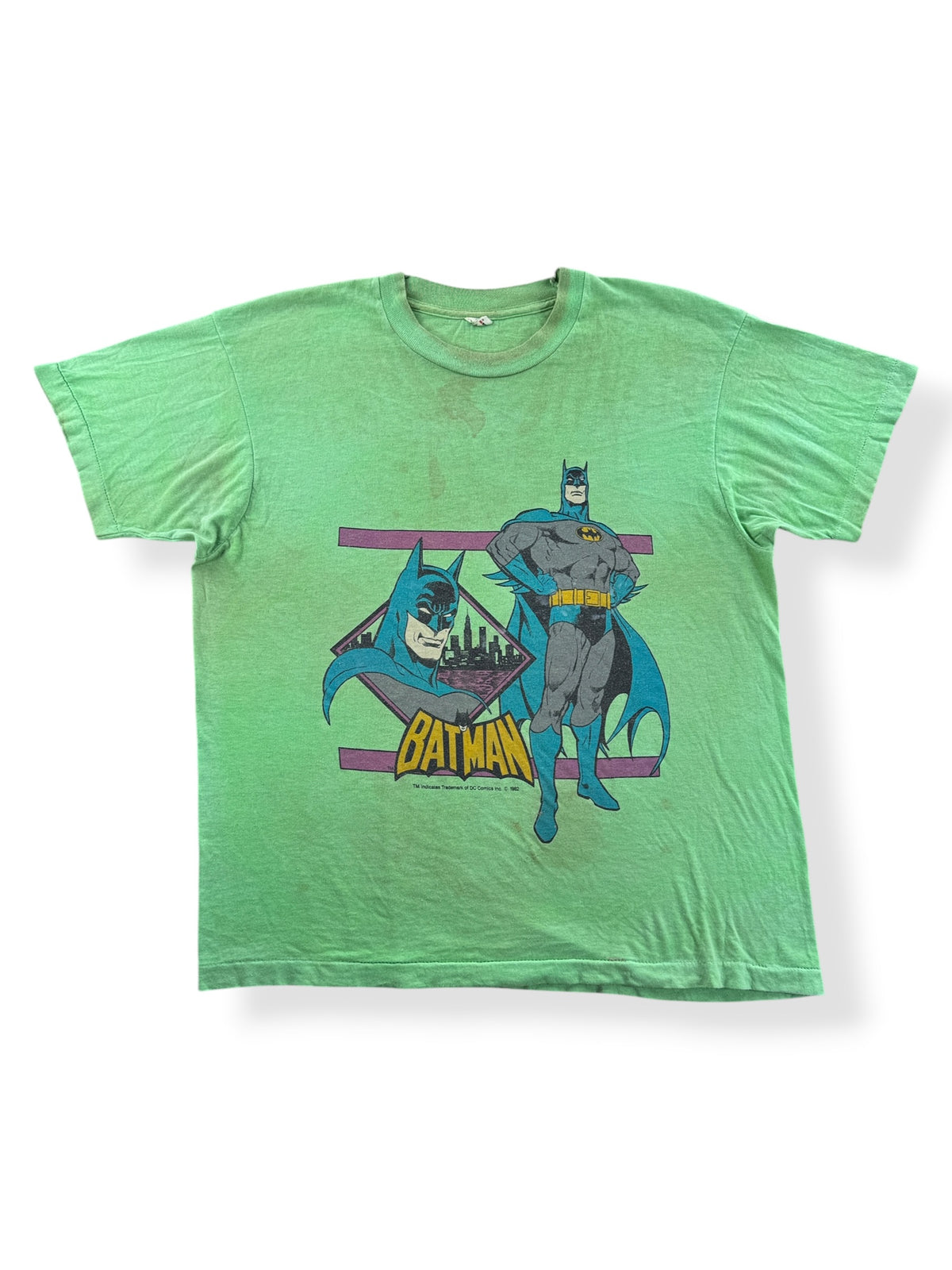 Front of Vintage Batman Gotham City Scape Tee SZ L