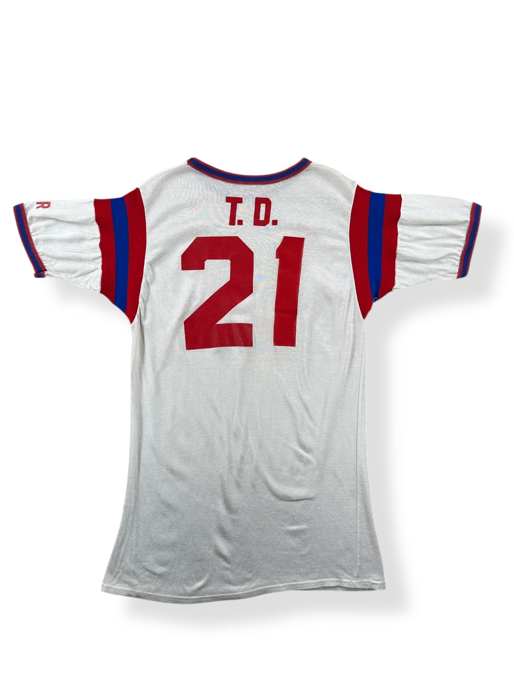 Back of Vintage Durene Golds Jersey SZ XS