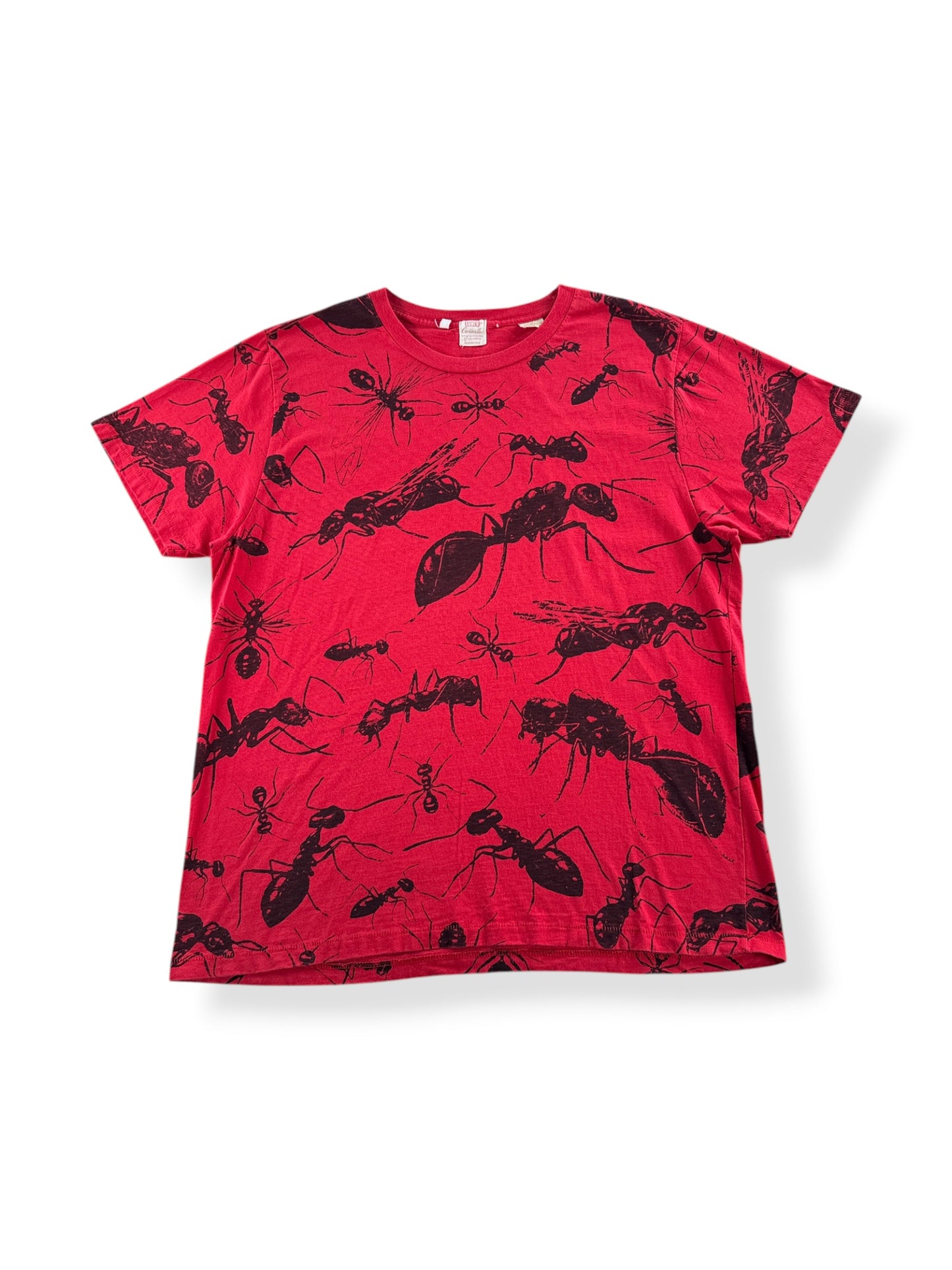 Front of Levi's LVC Bug Print Repro Tee SZ XL (Fits L)