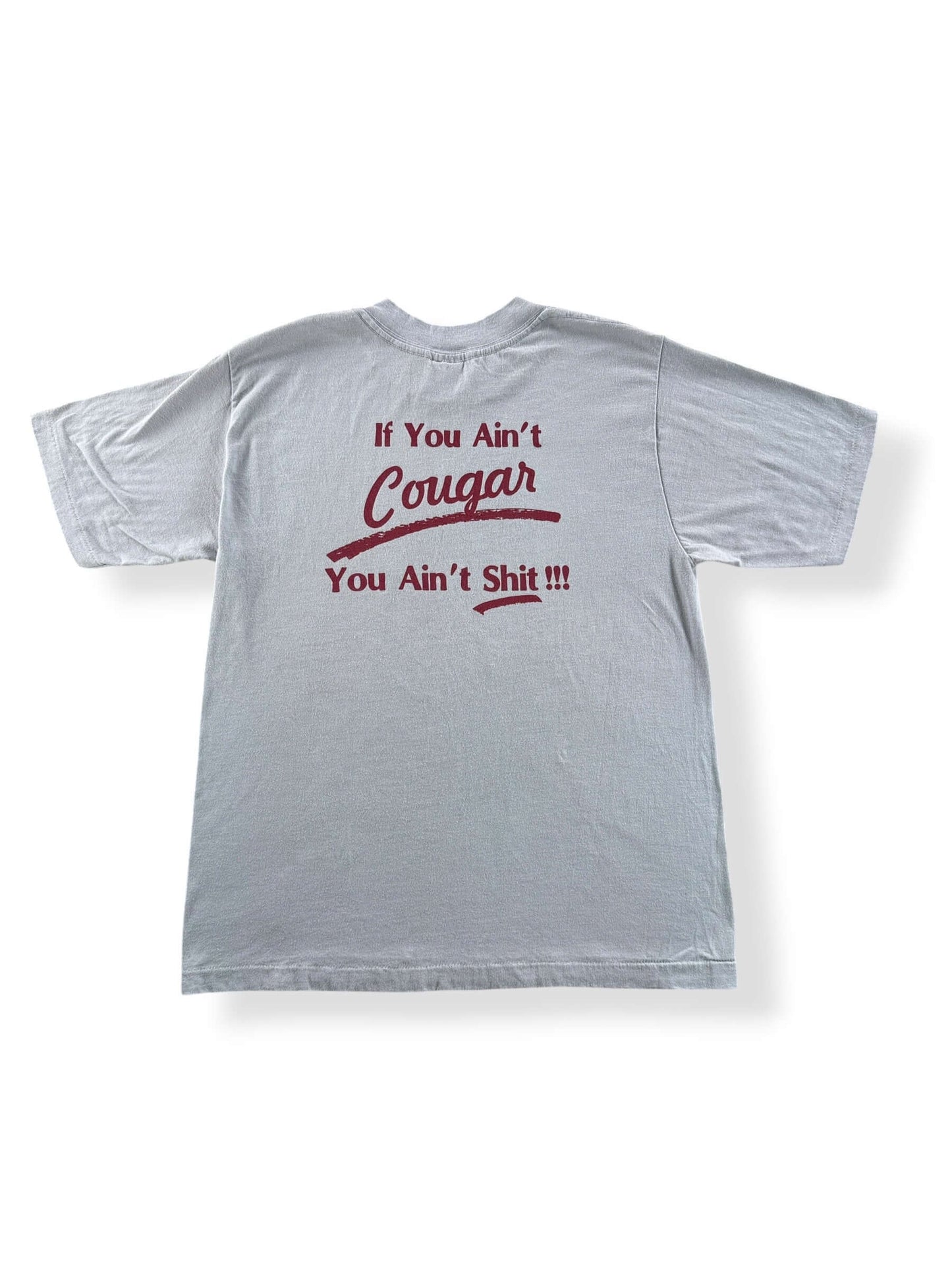 Back of Vintage Rose Busters Cougars Tee SZ L