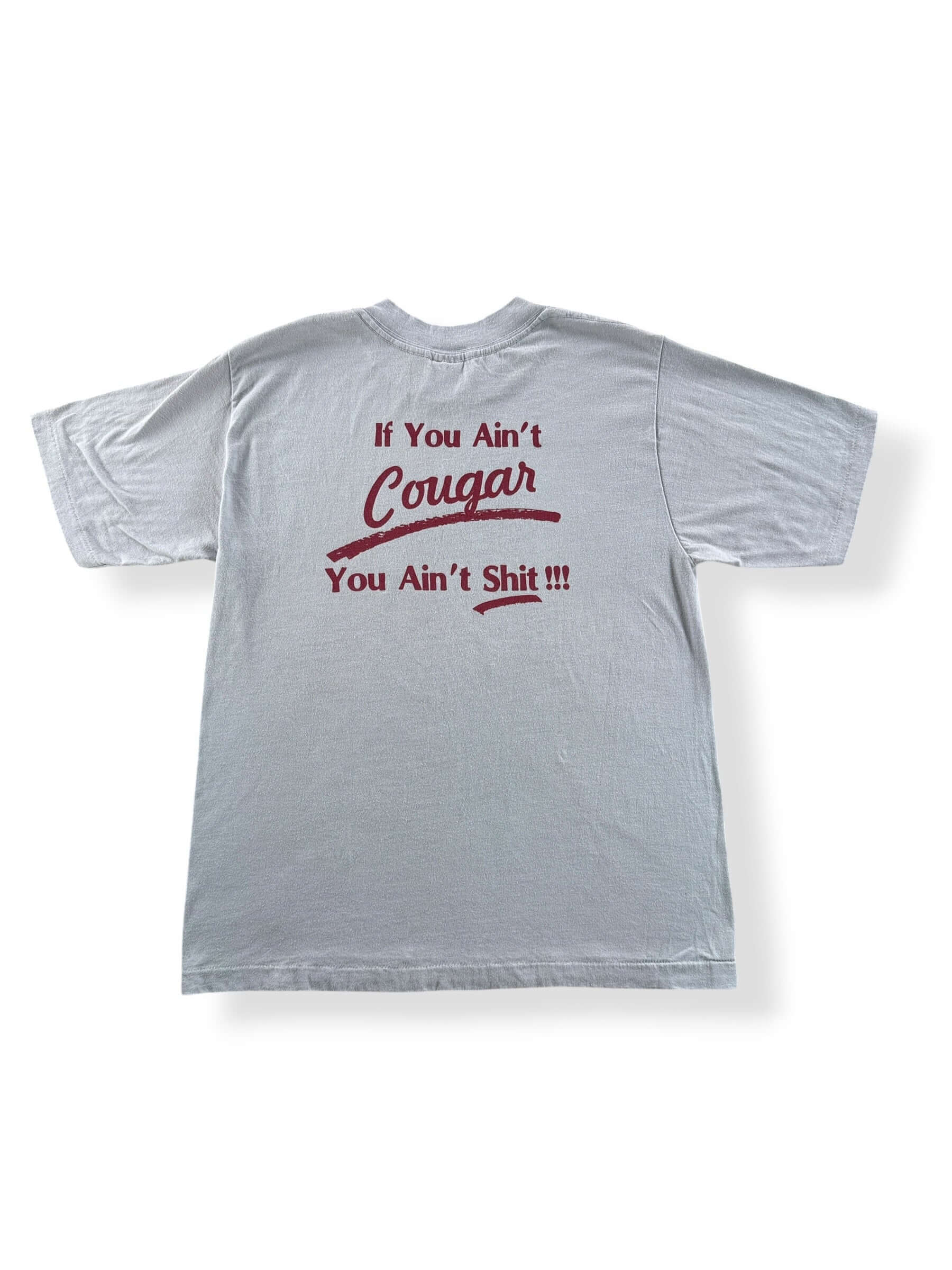 Back of Vintage Rose Busters Cougars Tee SZ L