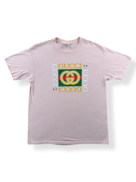 Front of Vintage Bootleg Gucci Tee SZ M