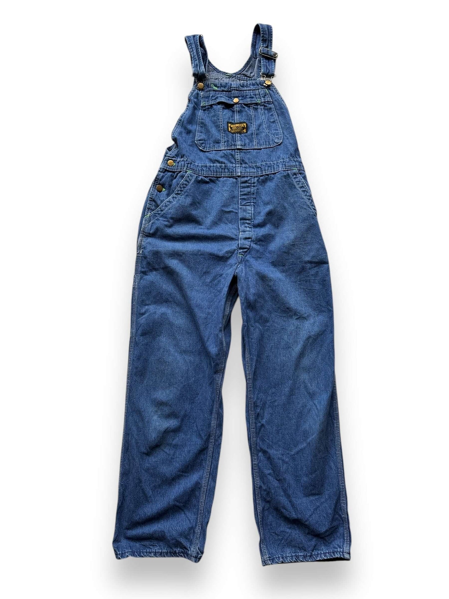 front of Vintage Dee Cee Denim Overalls W36