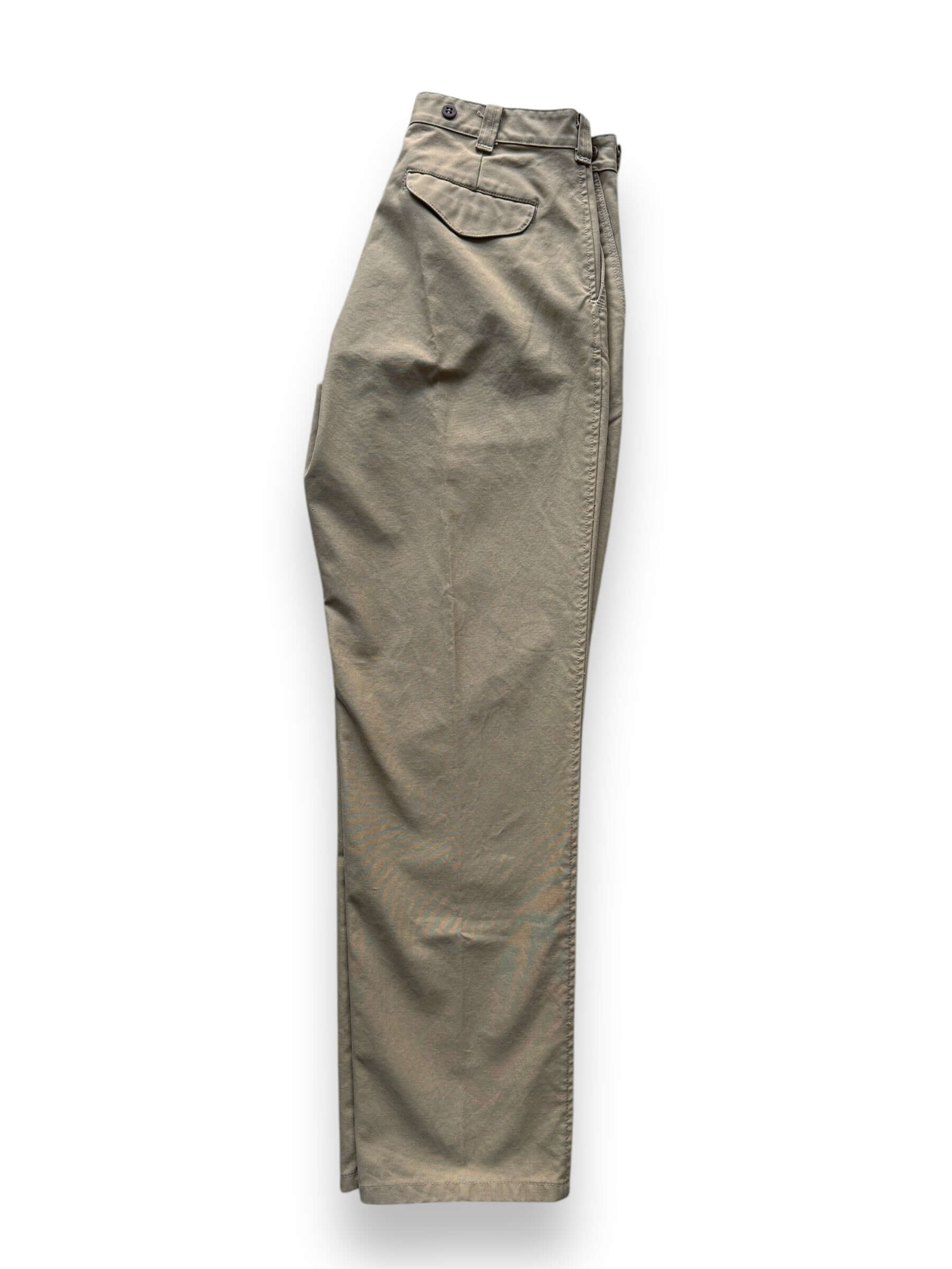 unfolded side shot of Vintage Filson 10 oz Duck Chinos W36