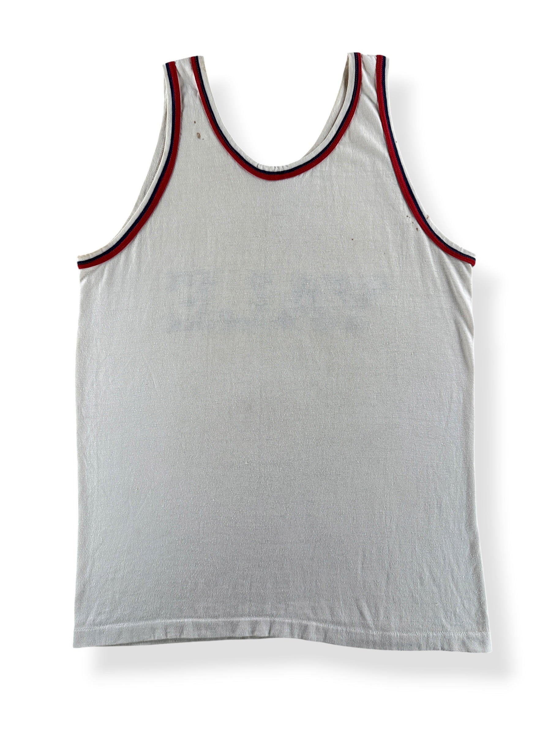 Back of Vintage Yale Tank Top SZ S