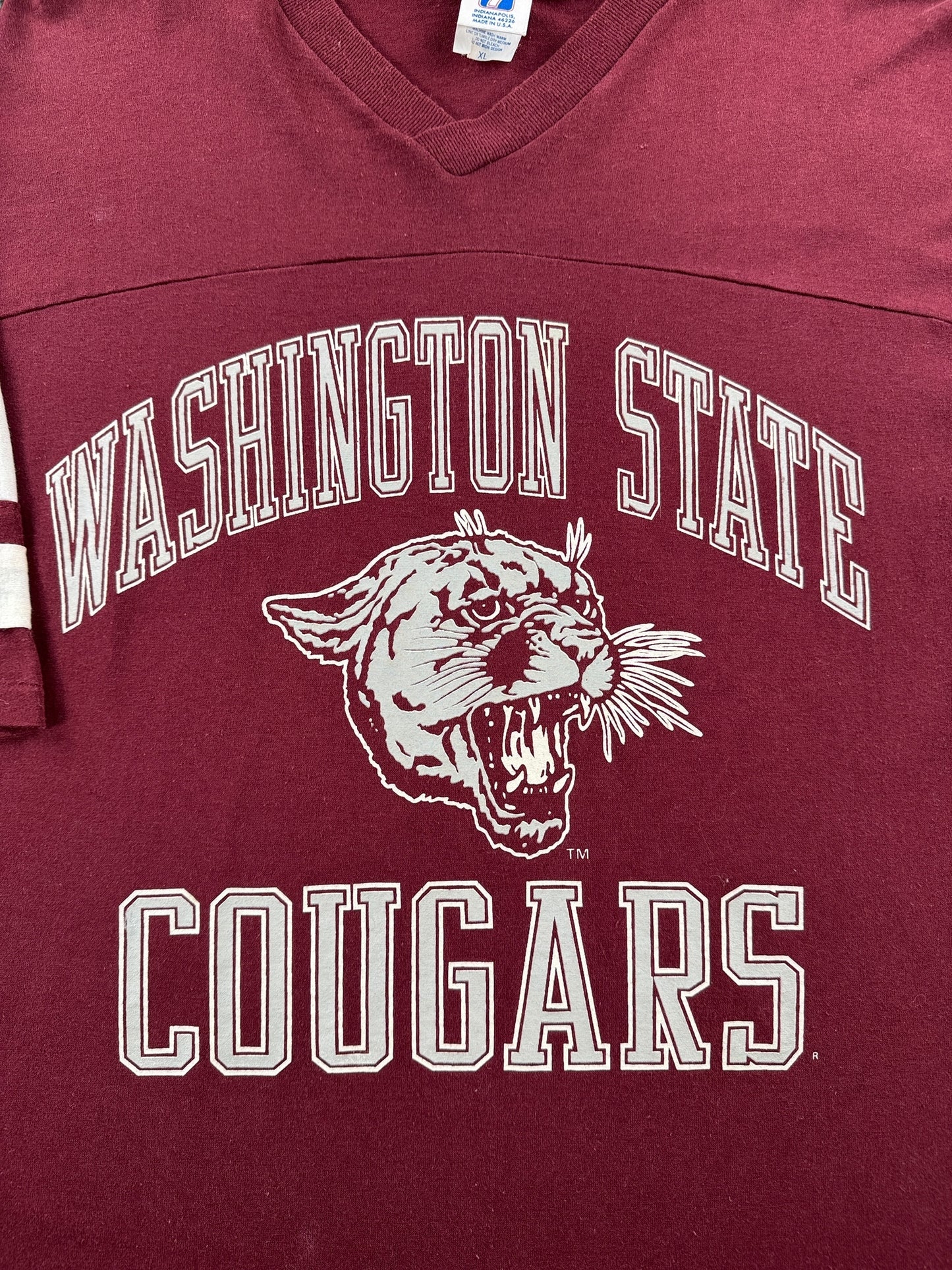 Graphic of Vintage WSU Cotton Jersey SZ XL