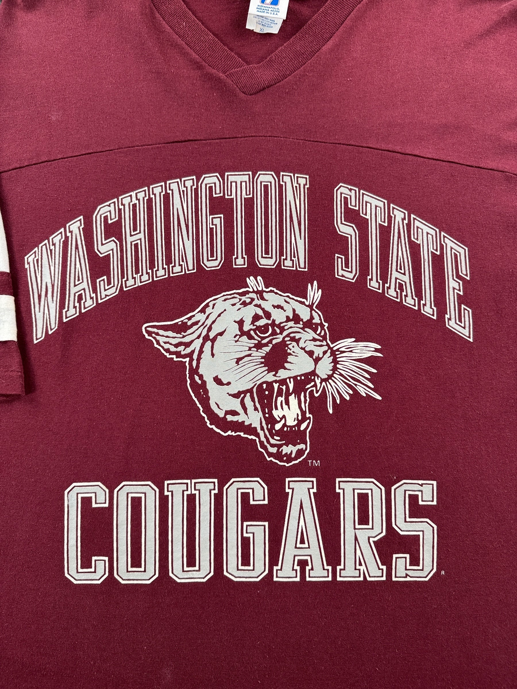 Graphic of Vintage WSU Cotton Jersey SZ XL
