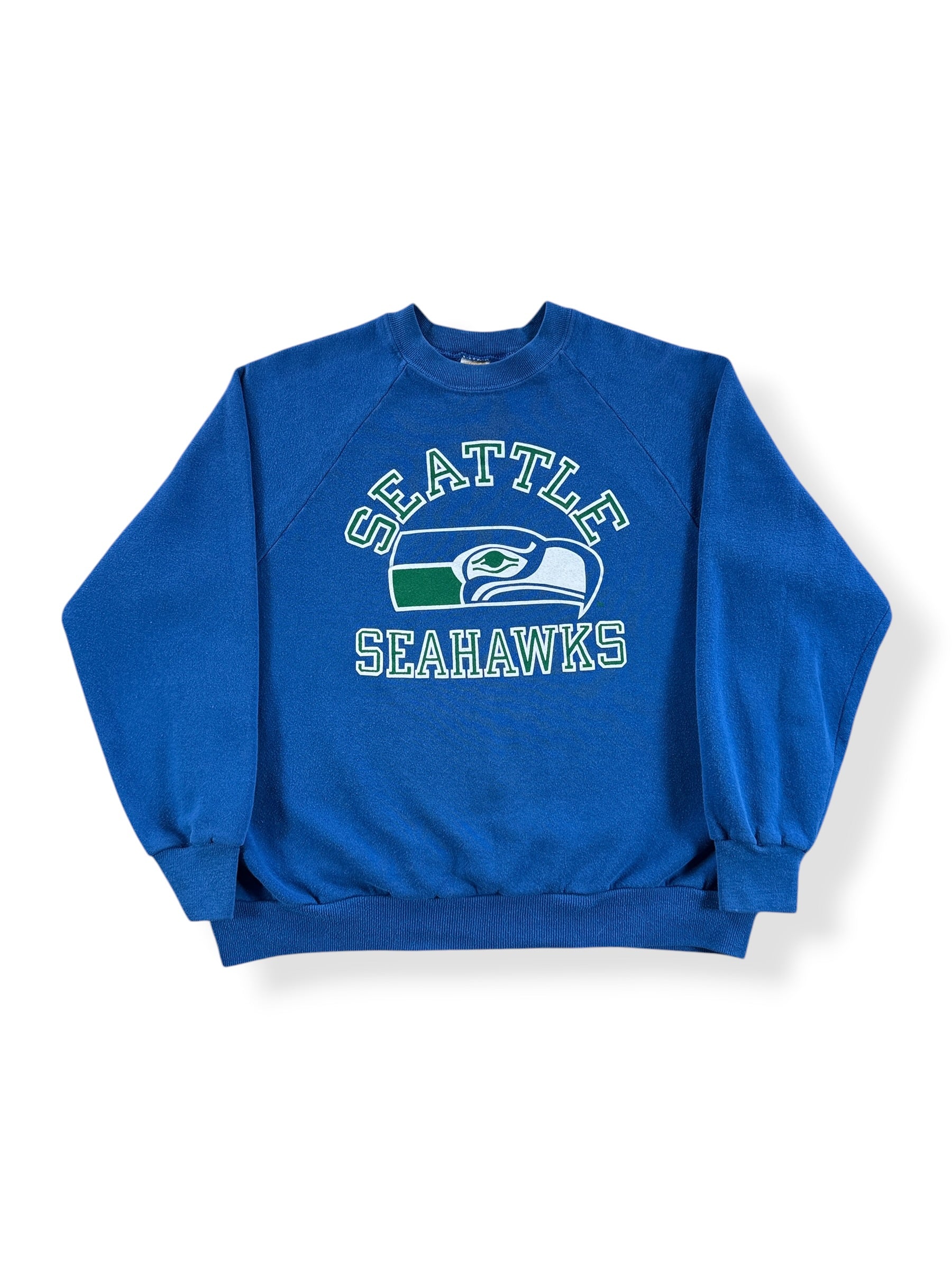 Front of Vintage Sportswear Seattle Seahawks Sweatshirt SZ L (Fits M)