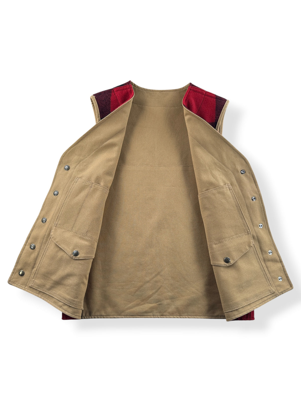 Inside of inside-out Filson Style 5157 Reversible Vest SZ S