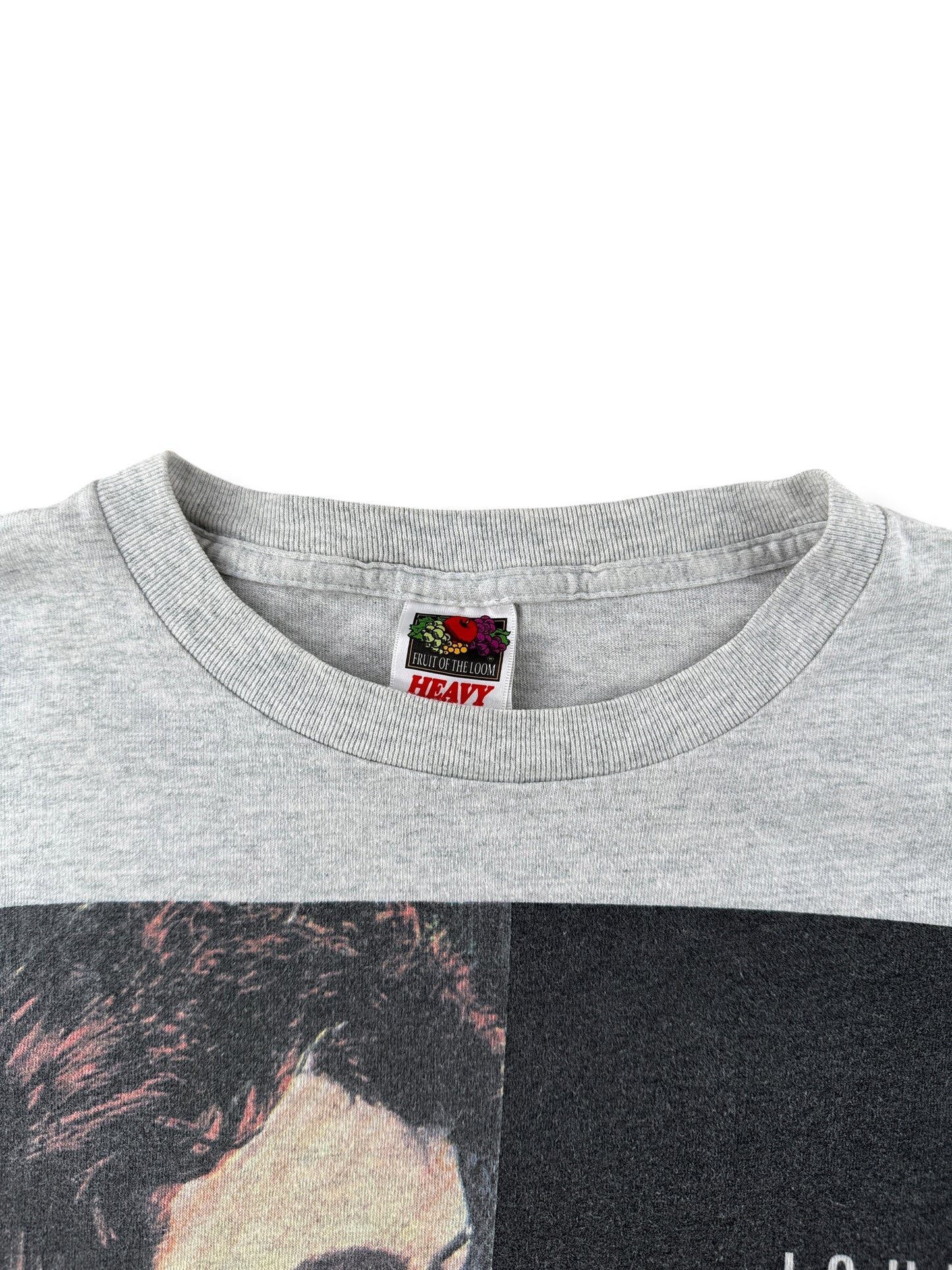 Collar on Vintage John Prine Souvenirs Tour Shirt SZ XL