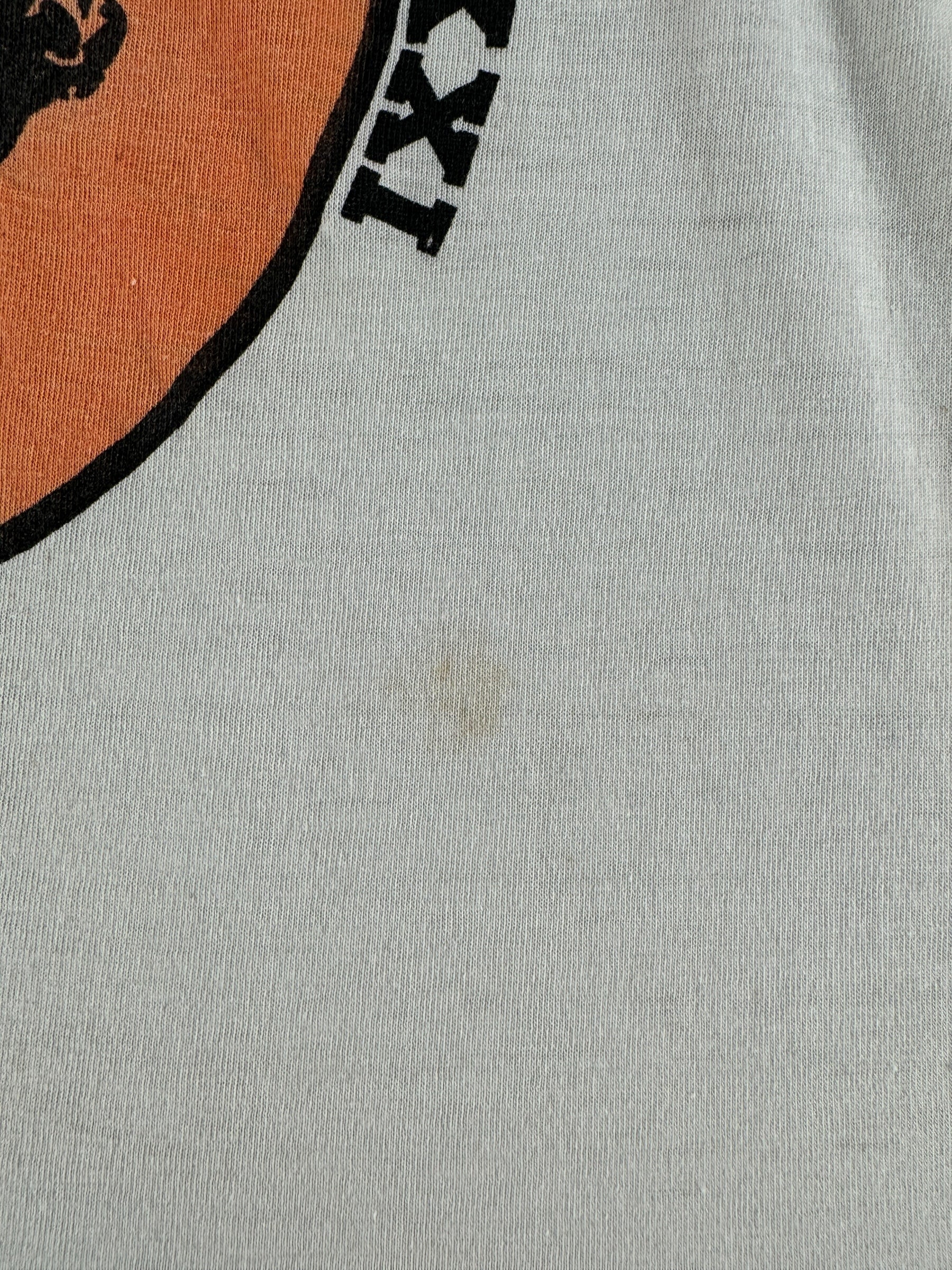 Stain on Vintage Coors Nevada City Classic Bike Racing Raglan SZ S