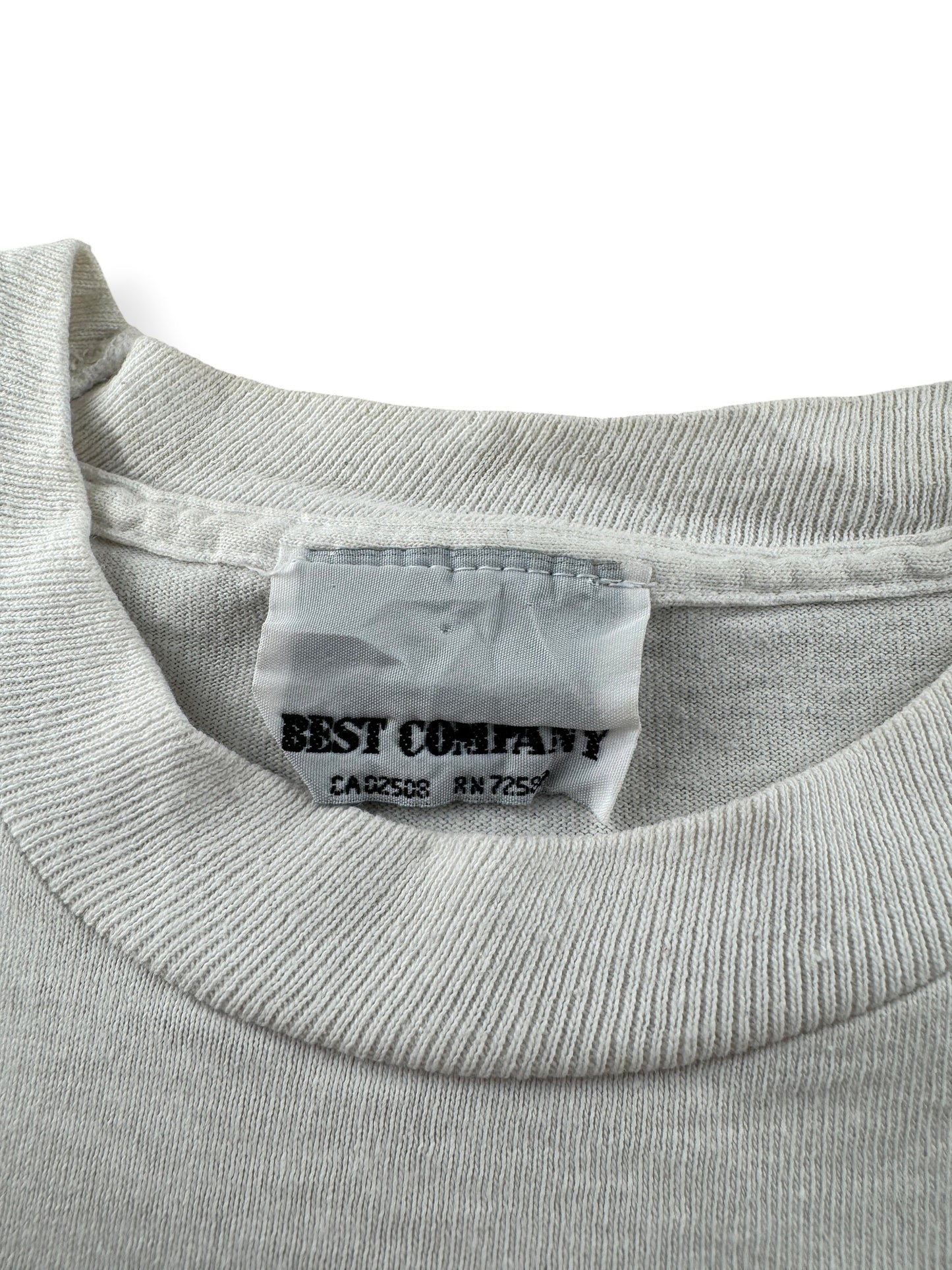 Tag on Vintage Best Company Lovers Tee SZ M