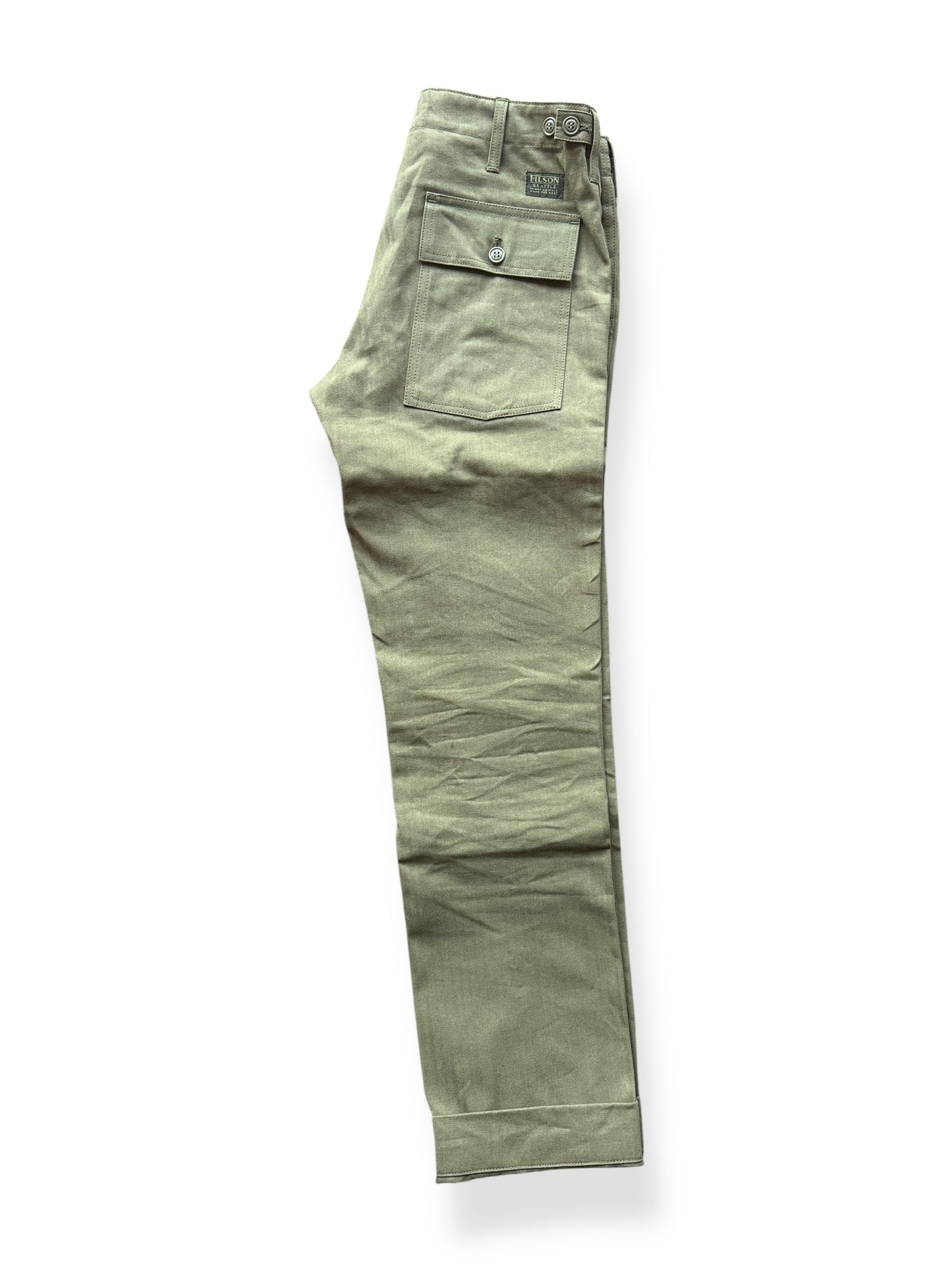 Unfolded Modern NOS Filson HBT Field Supply Pants W32