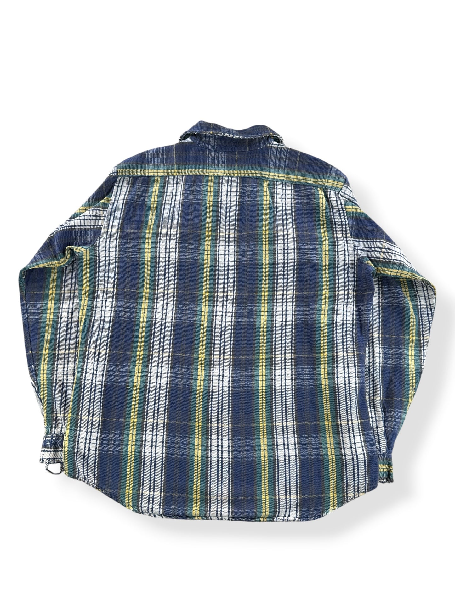 Back of Vintage Thrashed McGregor Cotton Flannel SZ XL Tall