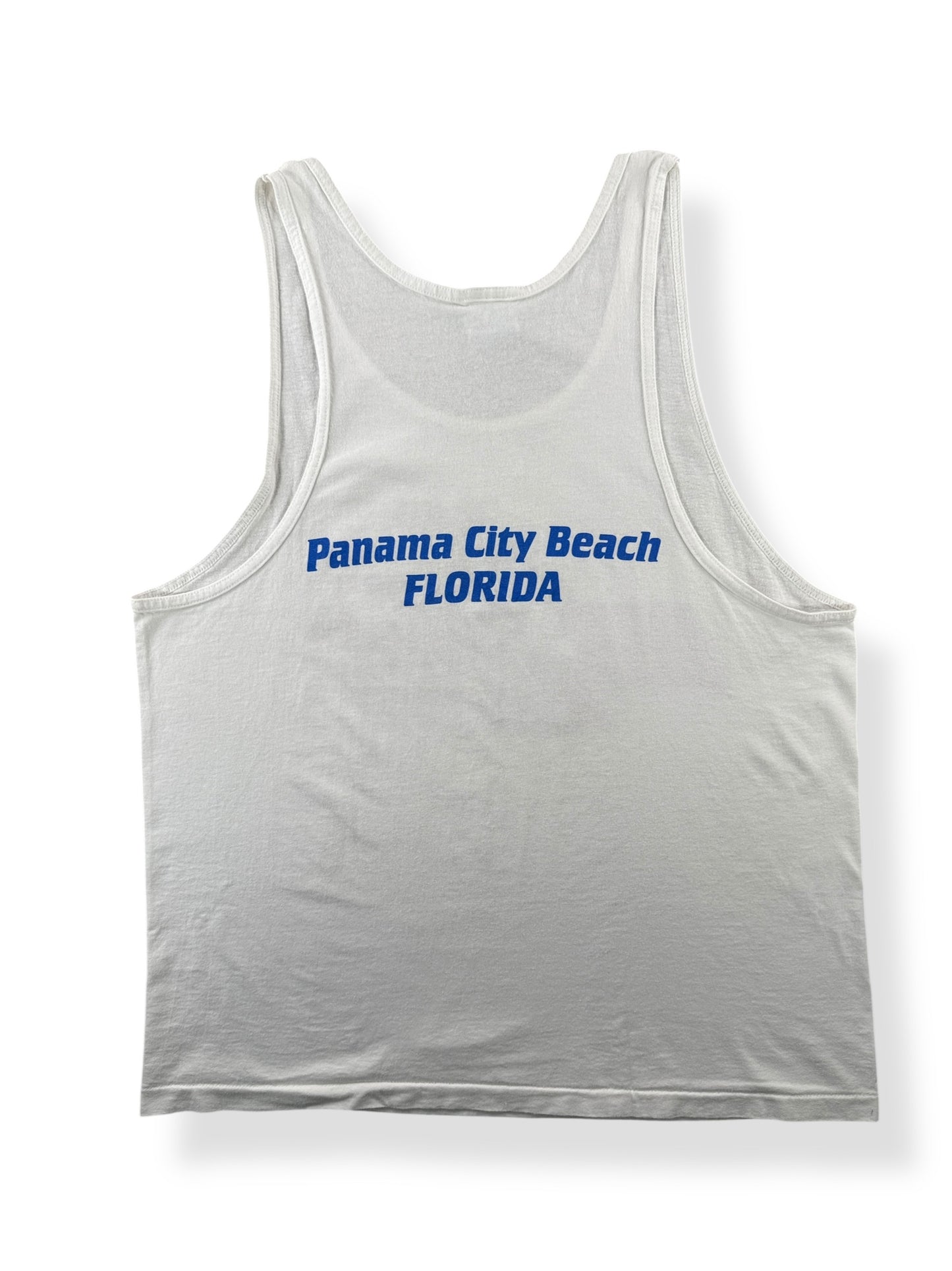 Back of Vintage MTV Spring Break '96 Tank Top SZ L