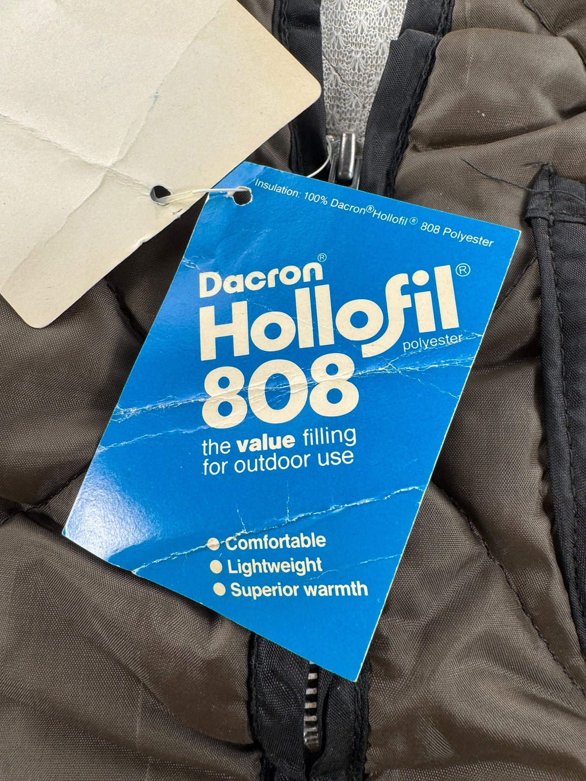 Original hangtags on Vintage NOS Mohawk Dacron Vest SZ M