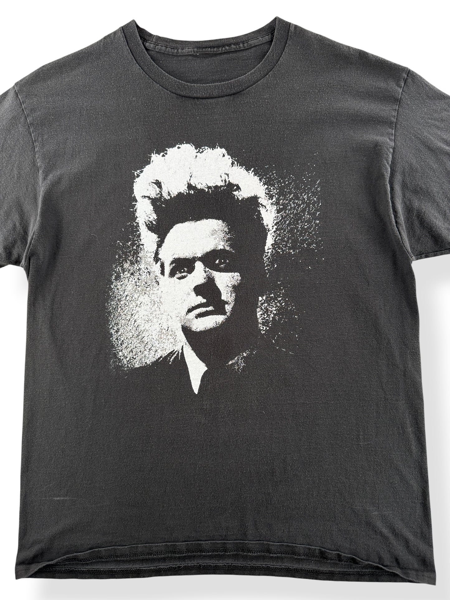 Close-up of Vintage Y2K Eraserhead David Lynch Tee SZ L