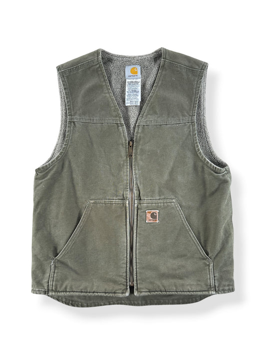 Front of Carhartt Shearling Vest SZ M