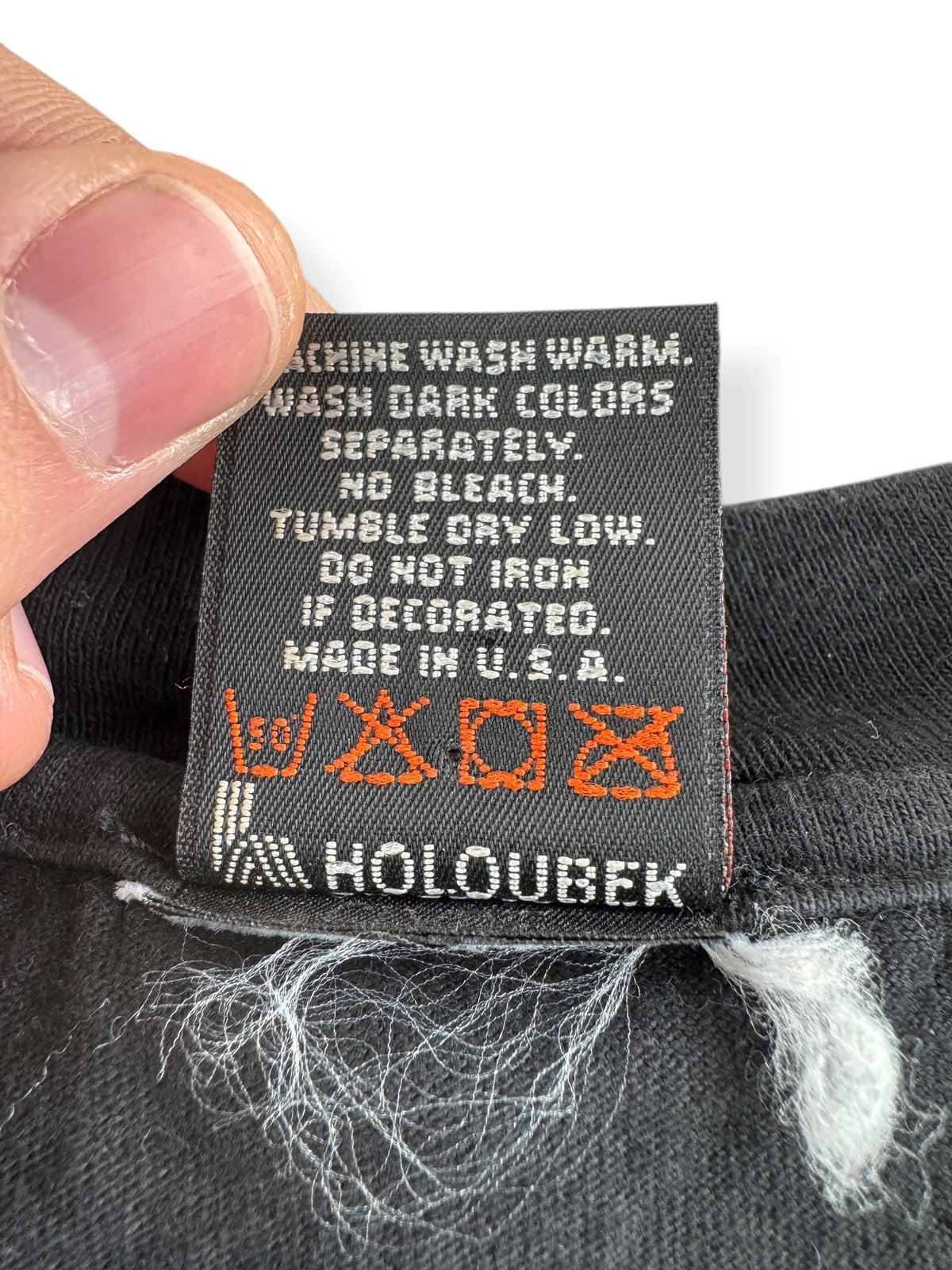 Back of tag on Vintage '97 Sturgis Tee SZ XL