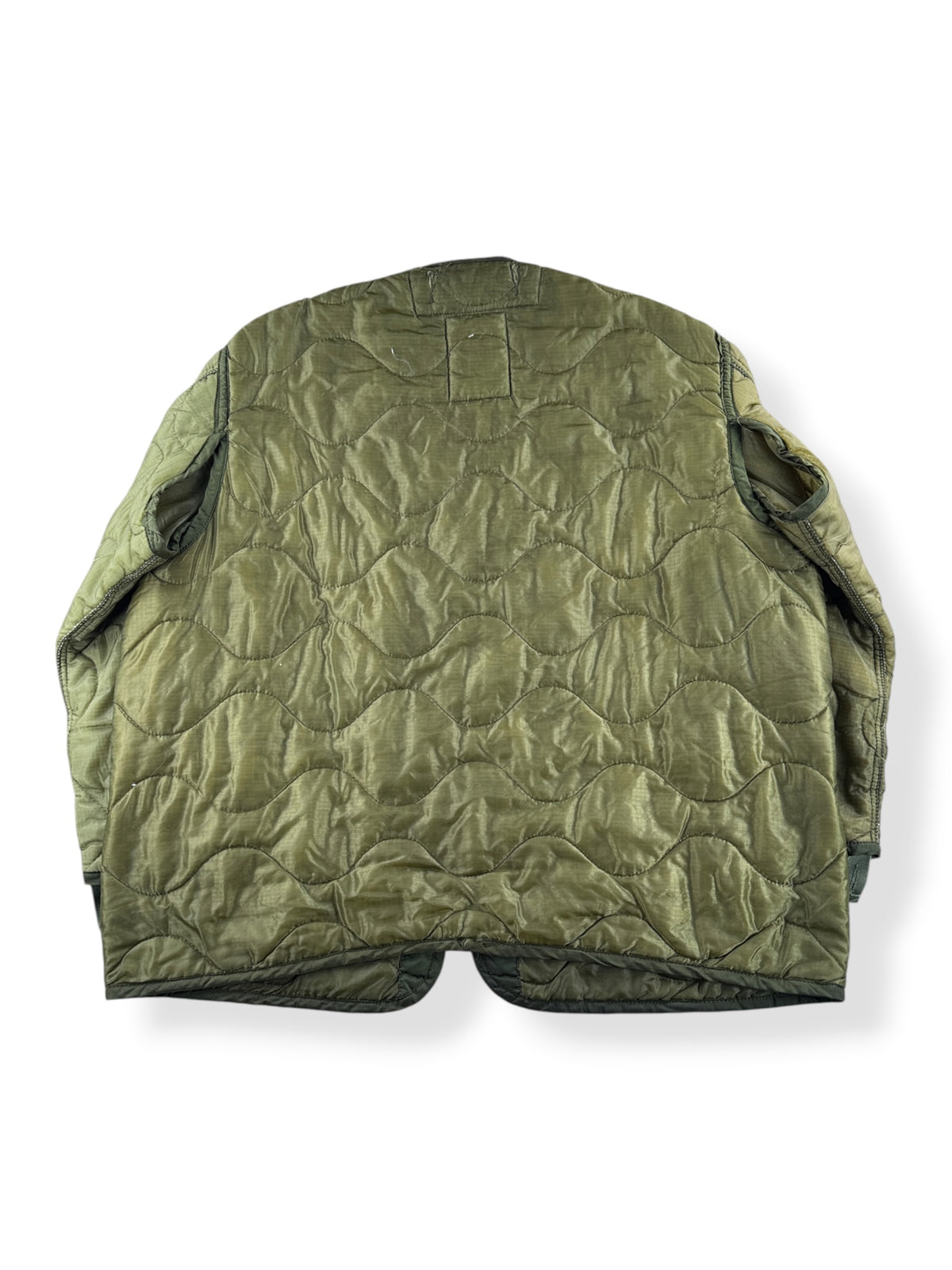 Back of Vintage Vietnam Era Liner Jacket SZ L