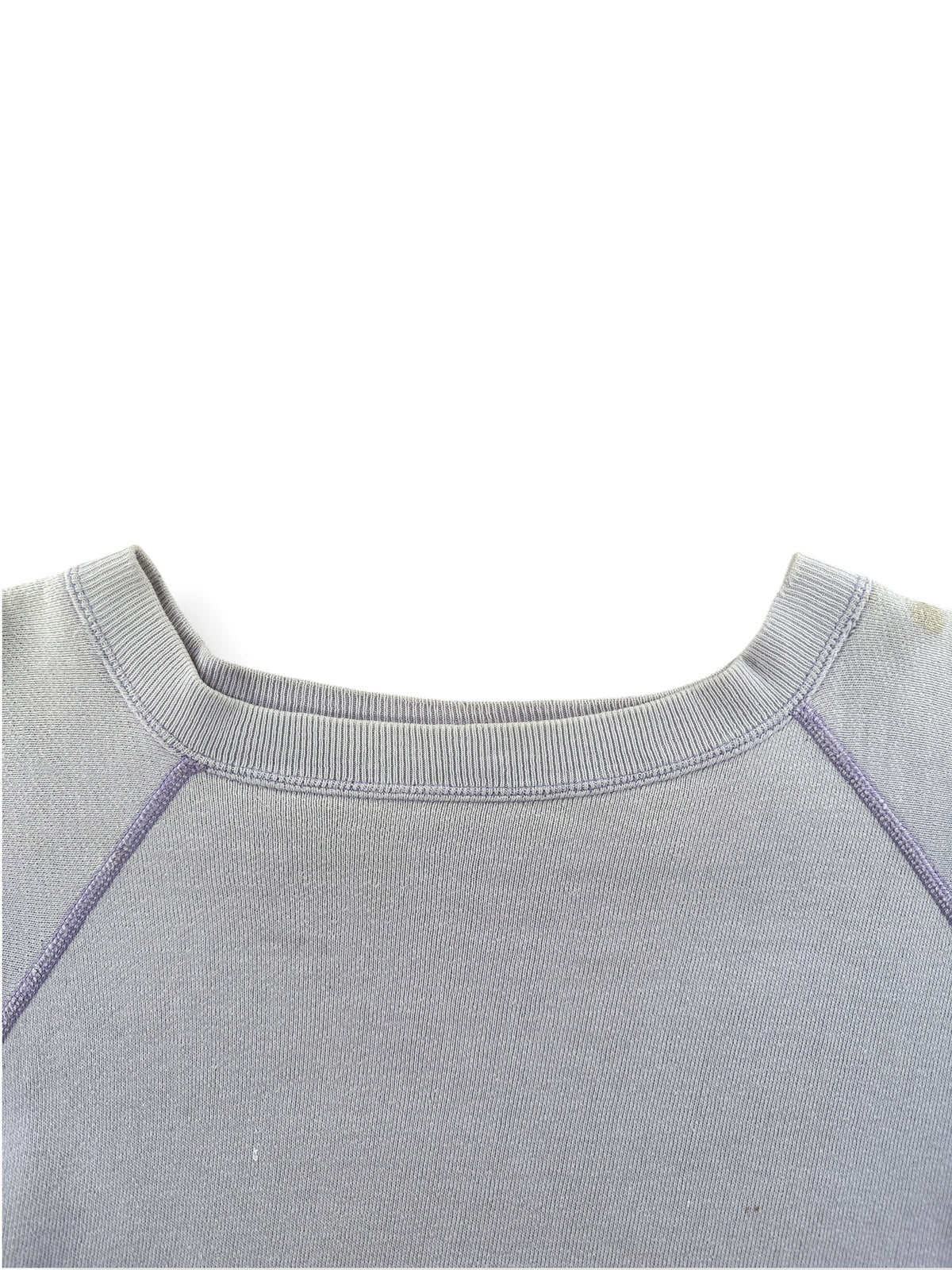 Collar on Vintage Lilac All Cotton Crewneck SZ L