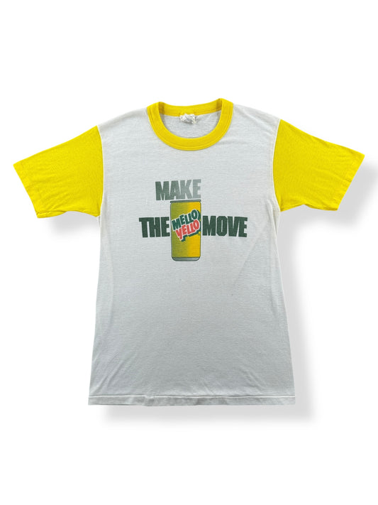 Front of Vintage Mello Yello Ringer Tee SZ S