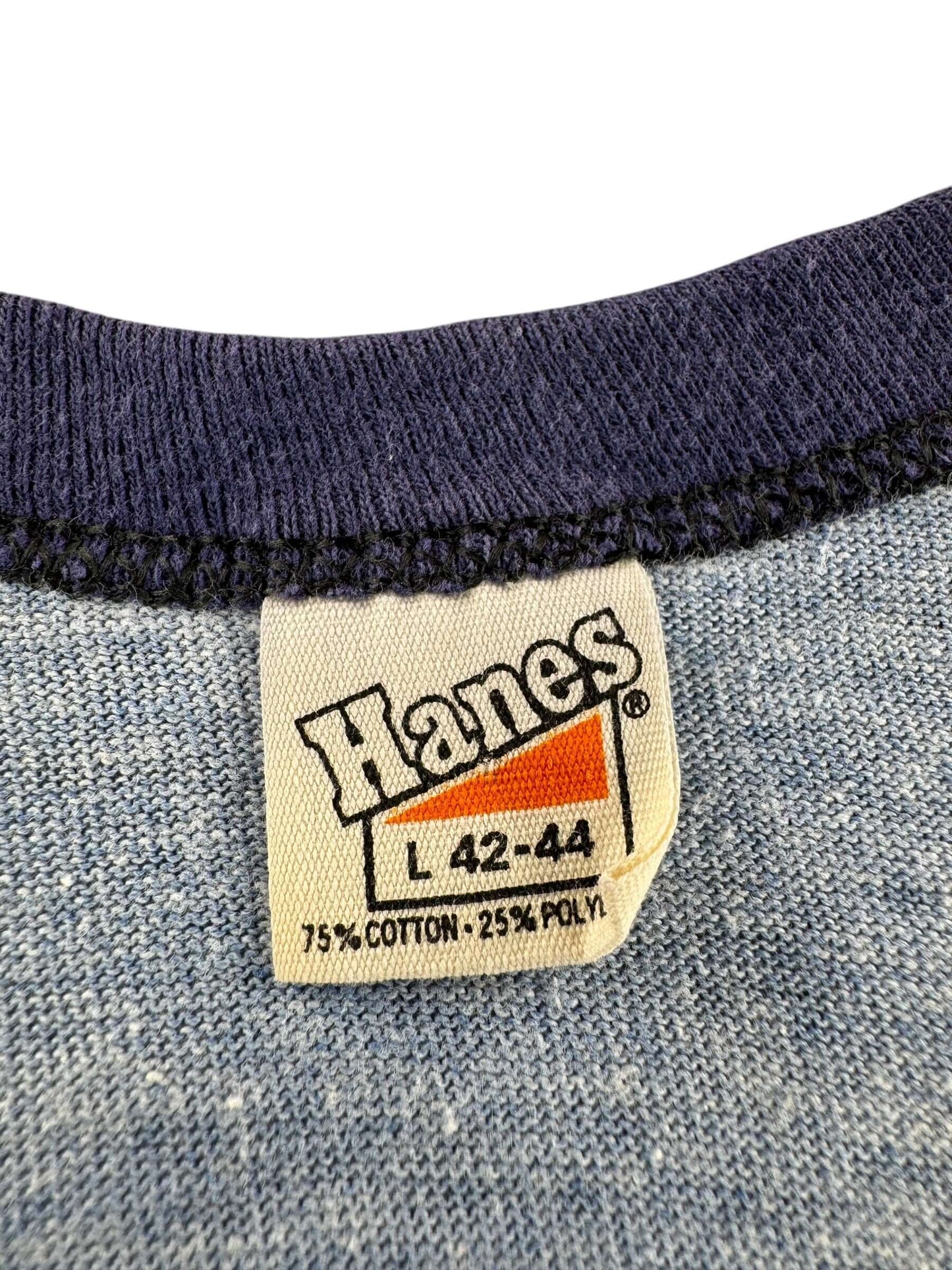 Tag on Vintage Wood Company, Inc. Ringer Tee SZ L (Fits M)